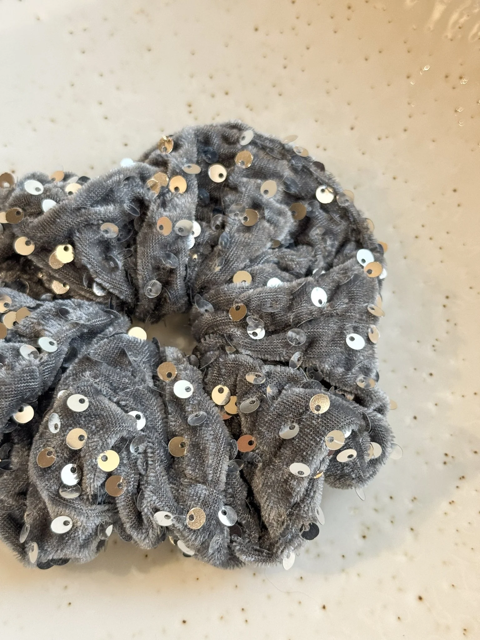 Scrunchie Glam Silver - Image 3