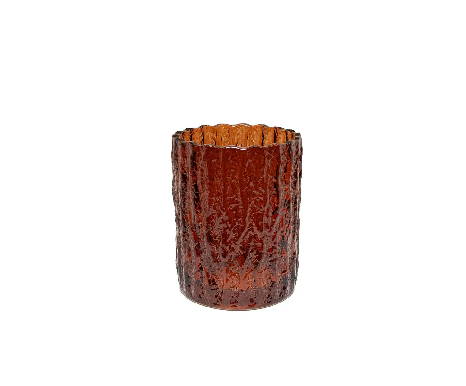Toothbrush Holder Vintage Glass Brown - Image 5