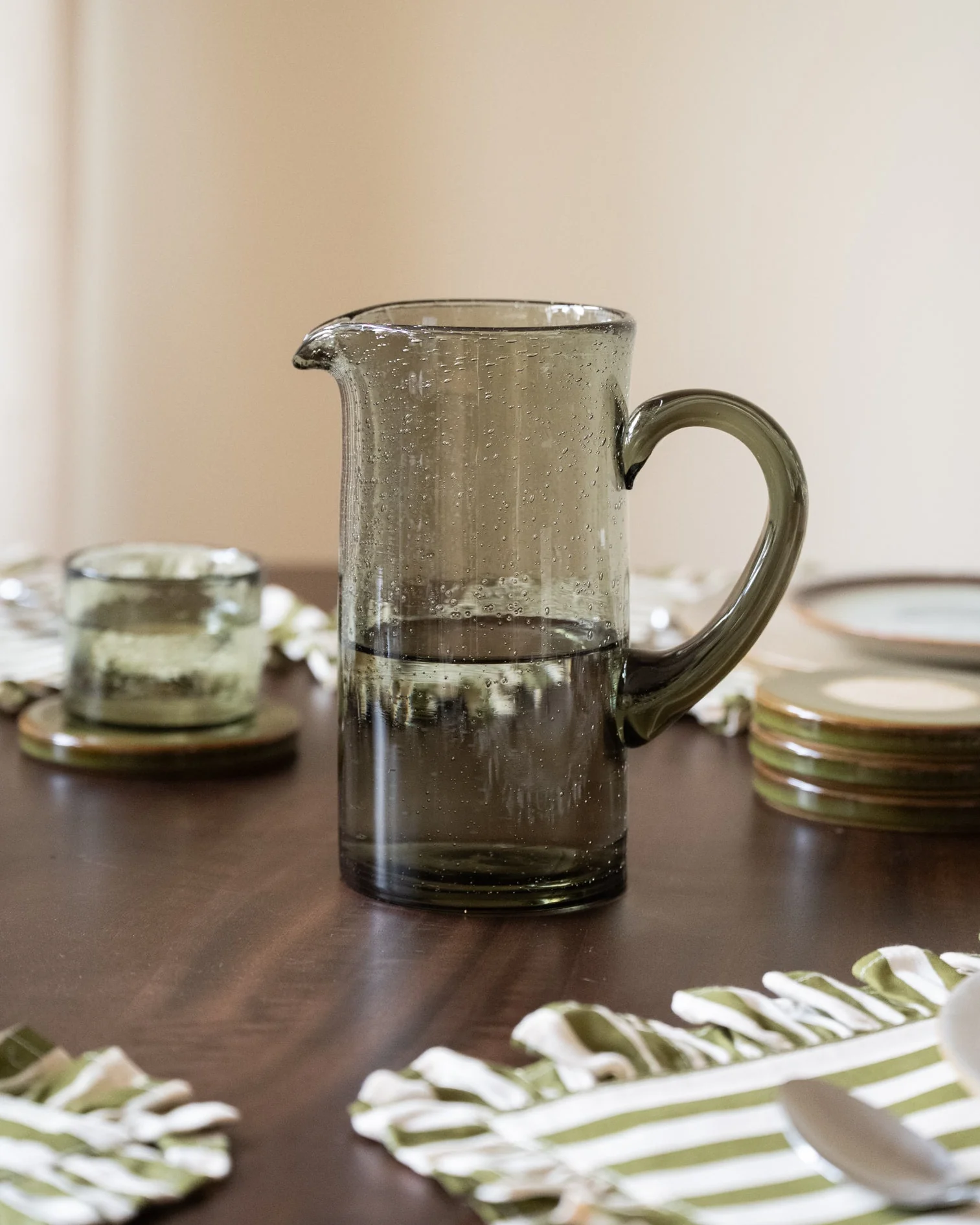 Jug Bubbled Green