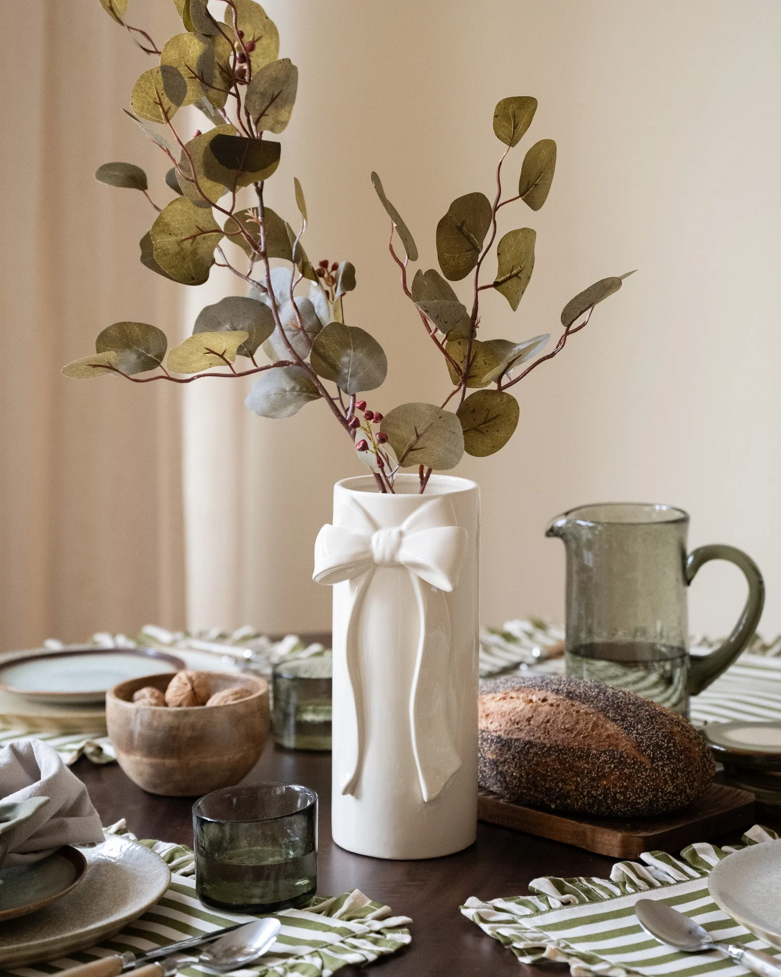 Bloomingville Faux Flower Eucalyptus Brown - Image 4