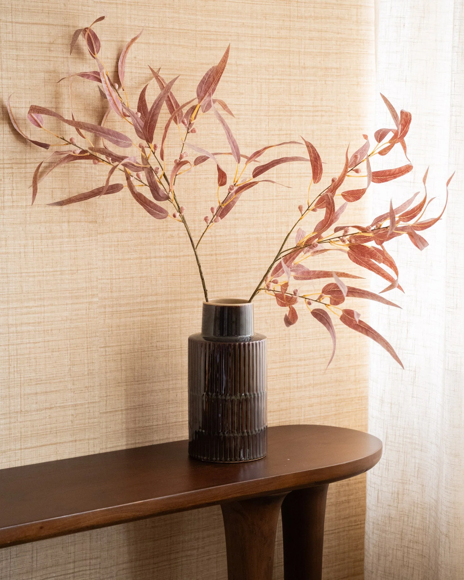 Bloomingville Faux Flower Eucalyptus Red - Image 2