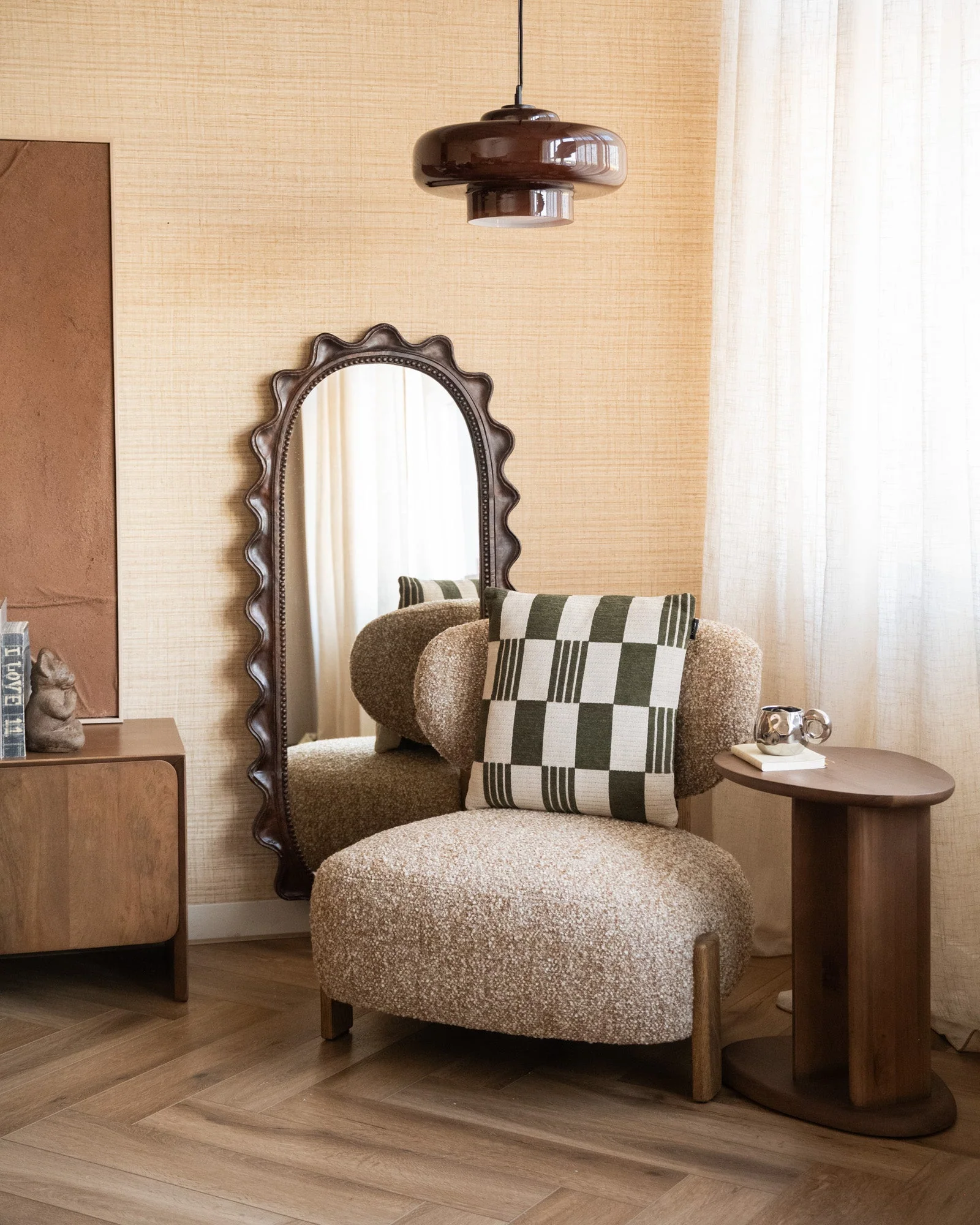 Cushion Grid Green - Image 3