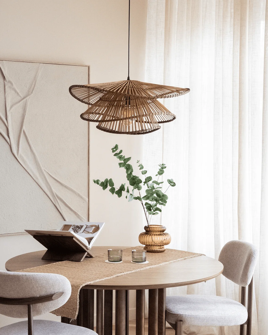 Pendant Lamp Yarin Rattan - Image 2