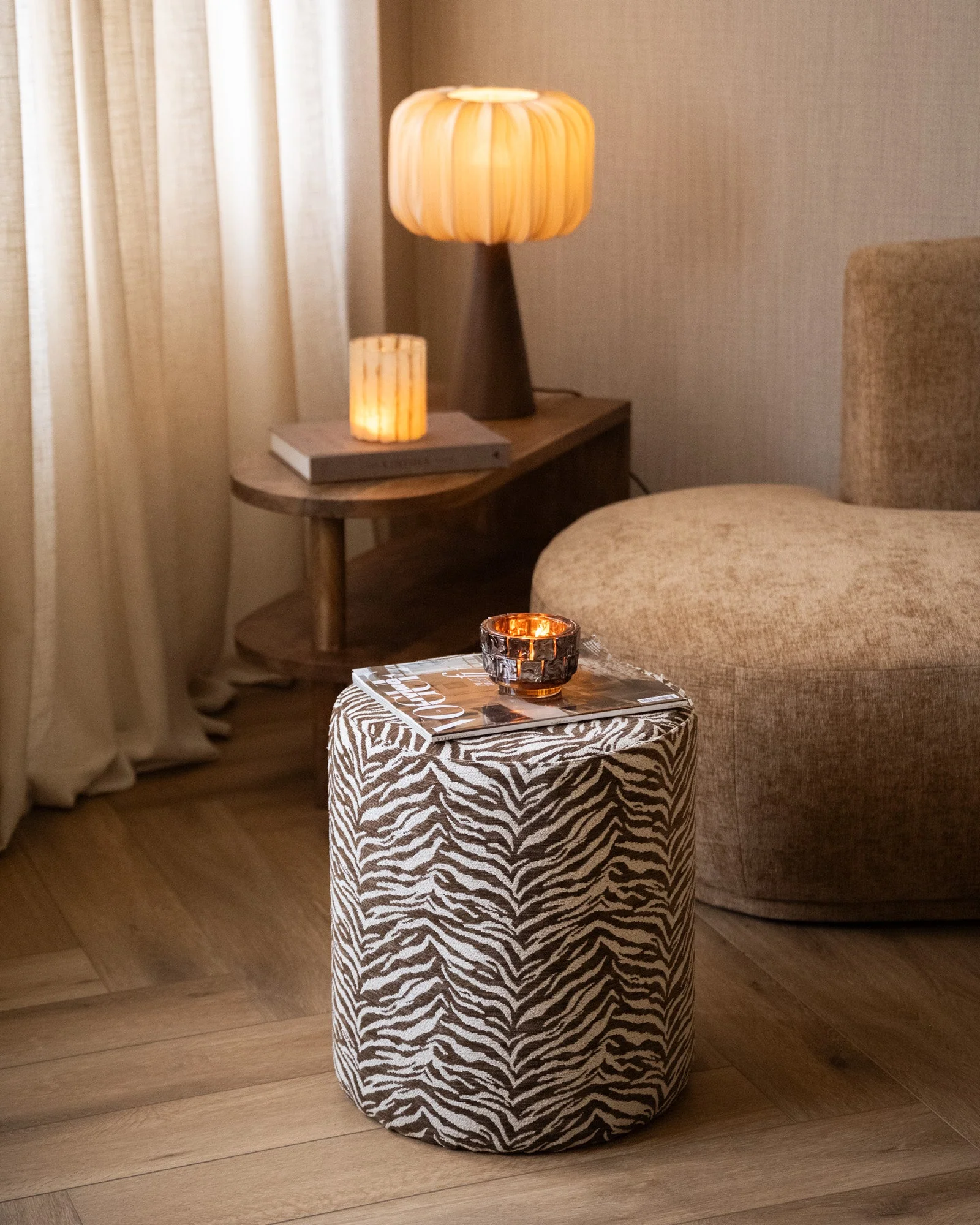 Pouf Tigra Brown - Image 4