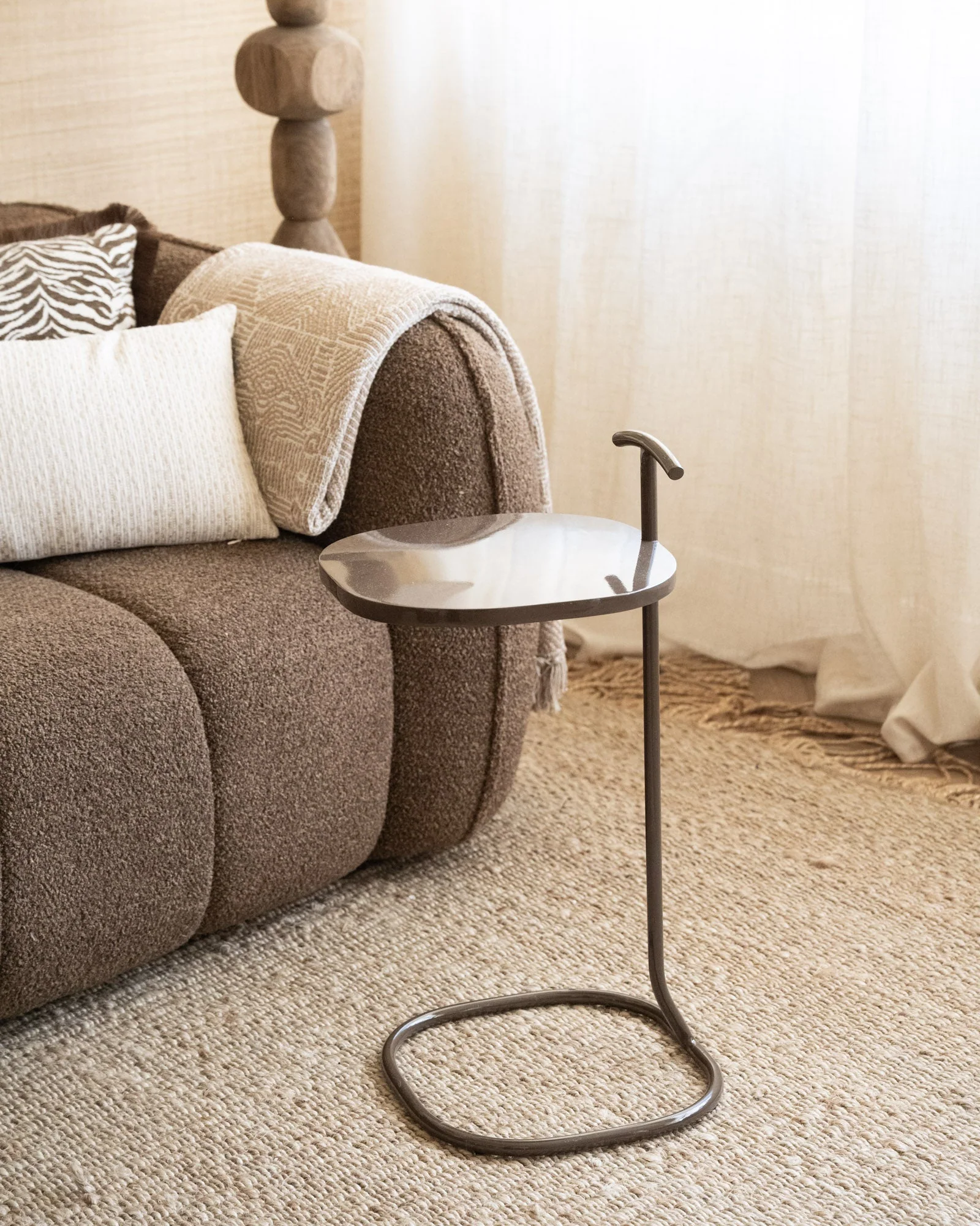 Side Table Buddy Brown