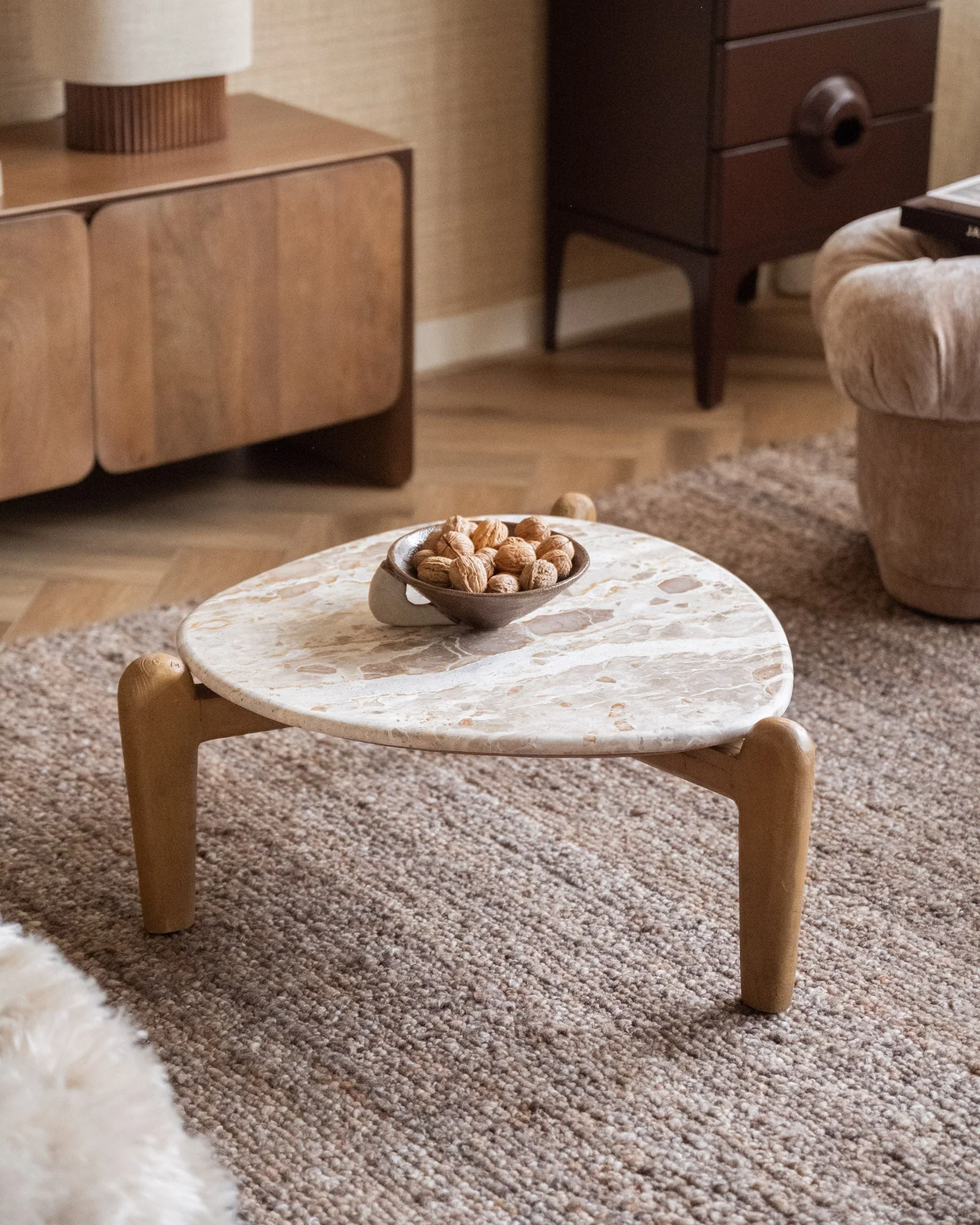 Side Table Marnish Marble