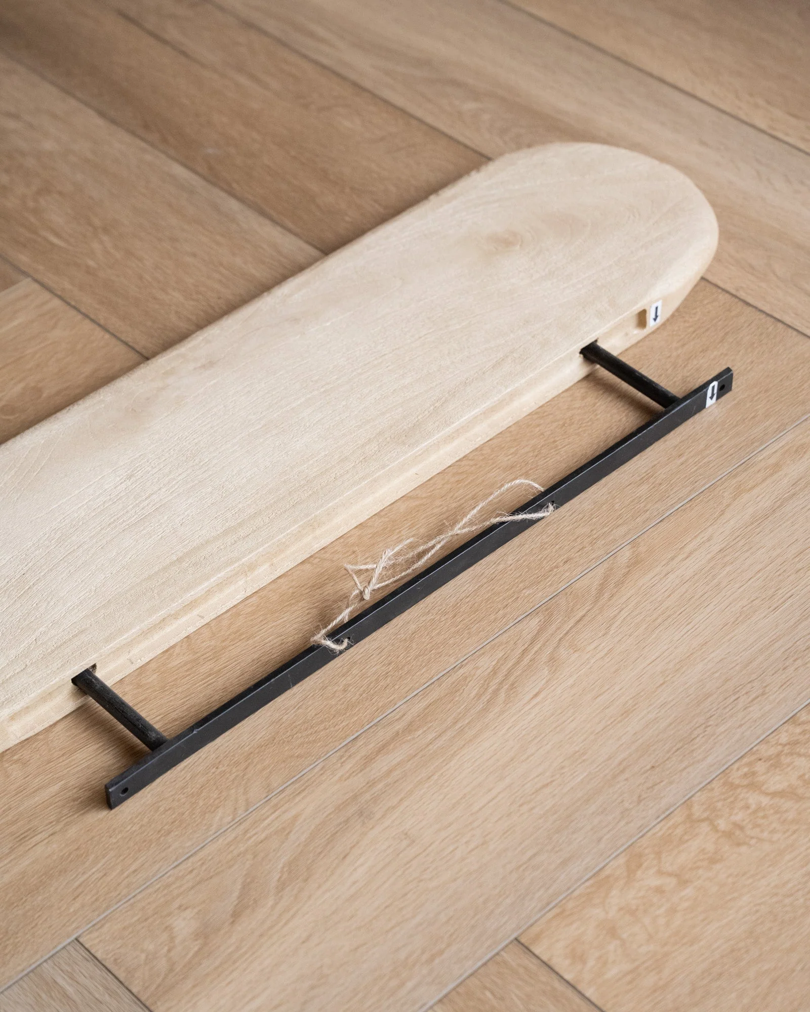 Wall Shelf Natural Wood - Image 7