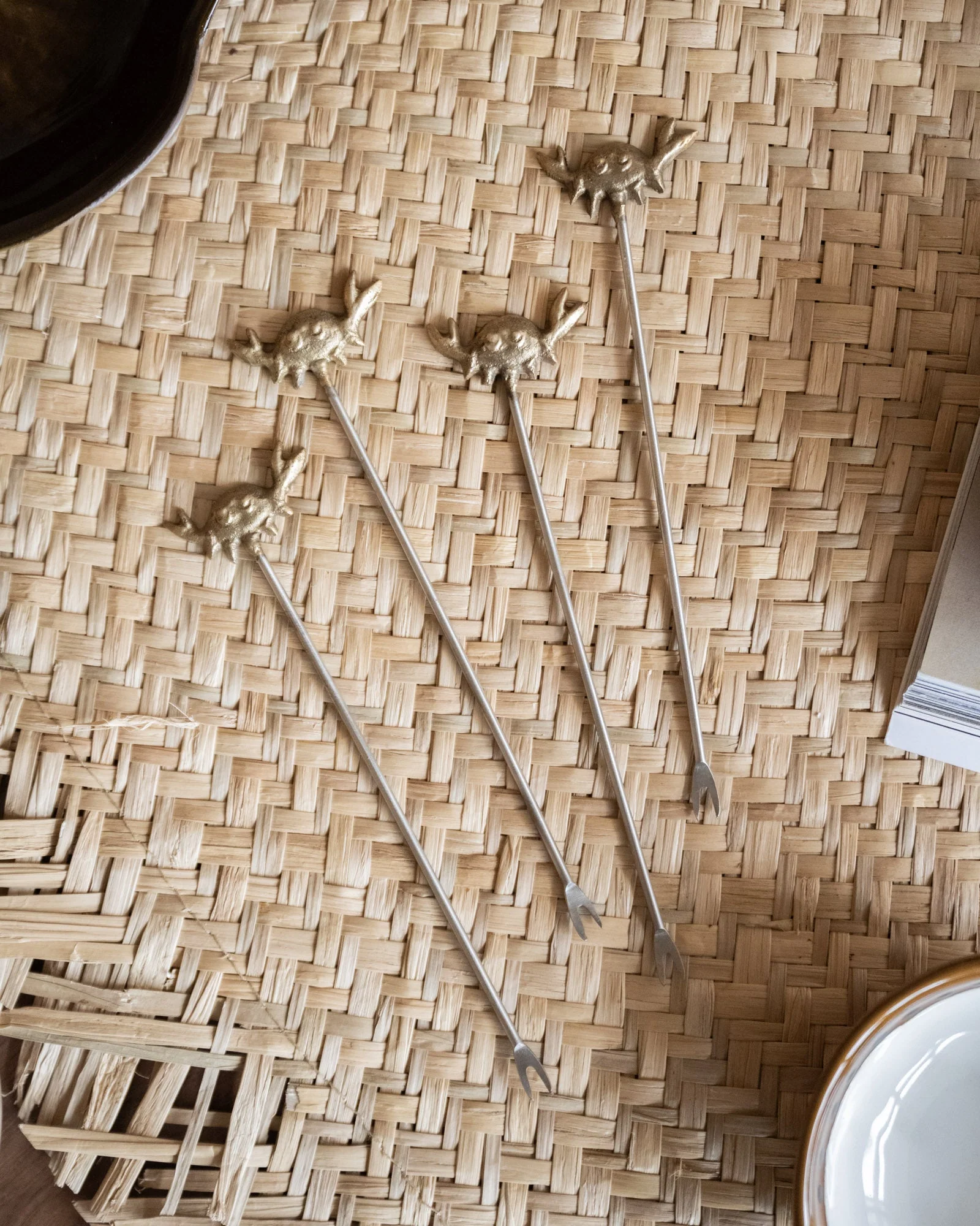 SET OF 4 - Cocktail Picks Crab - Image 4
