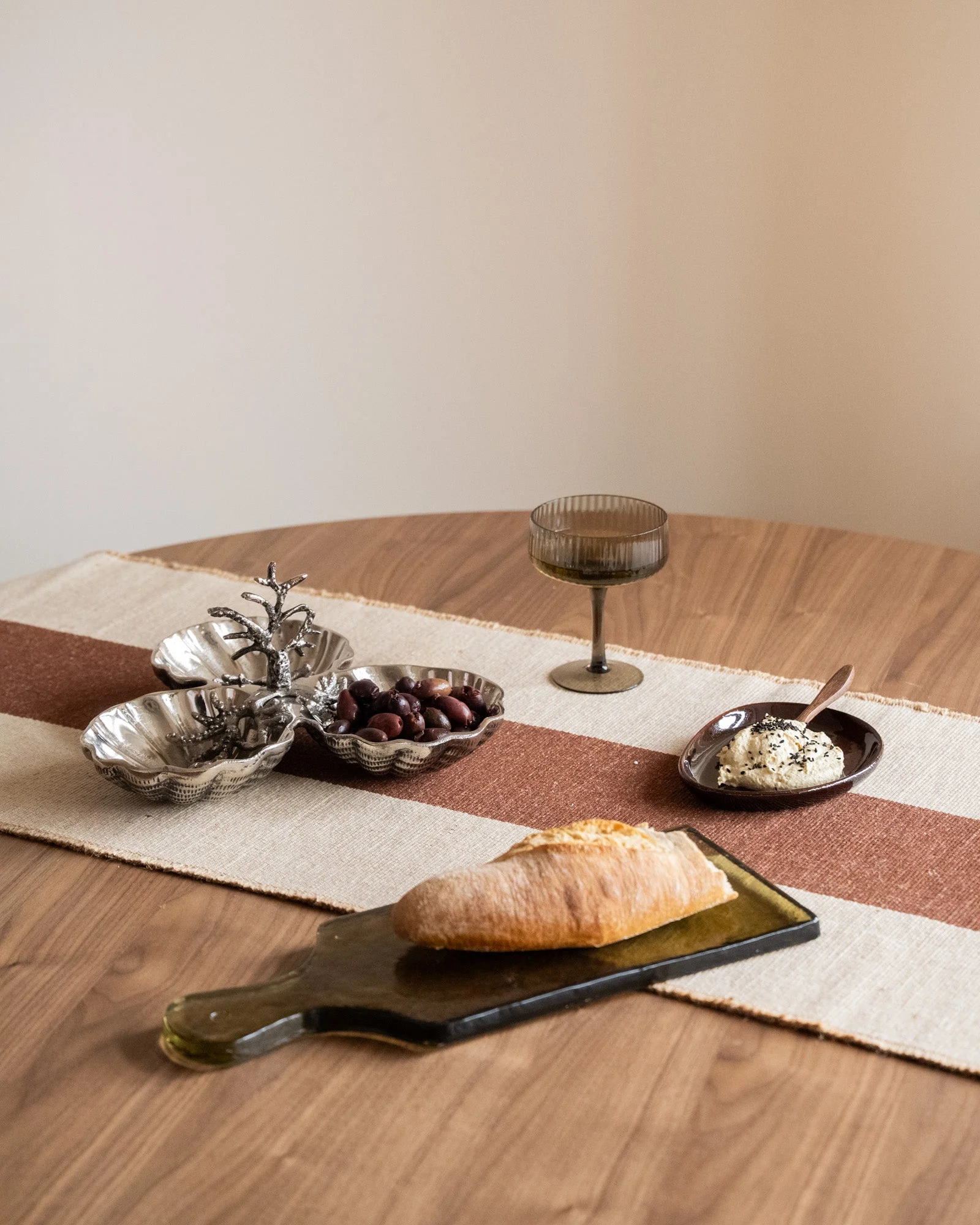 Snack Serving Tray Coral Chrome - Image 8