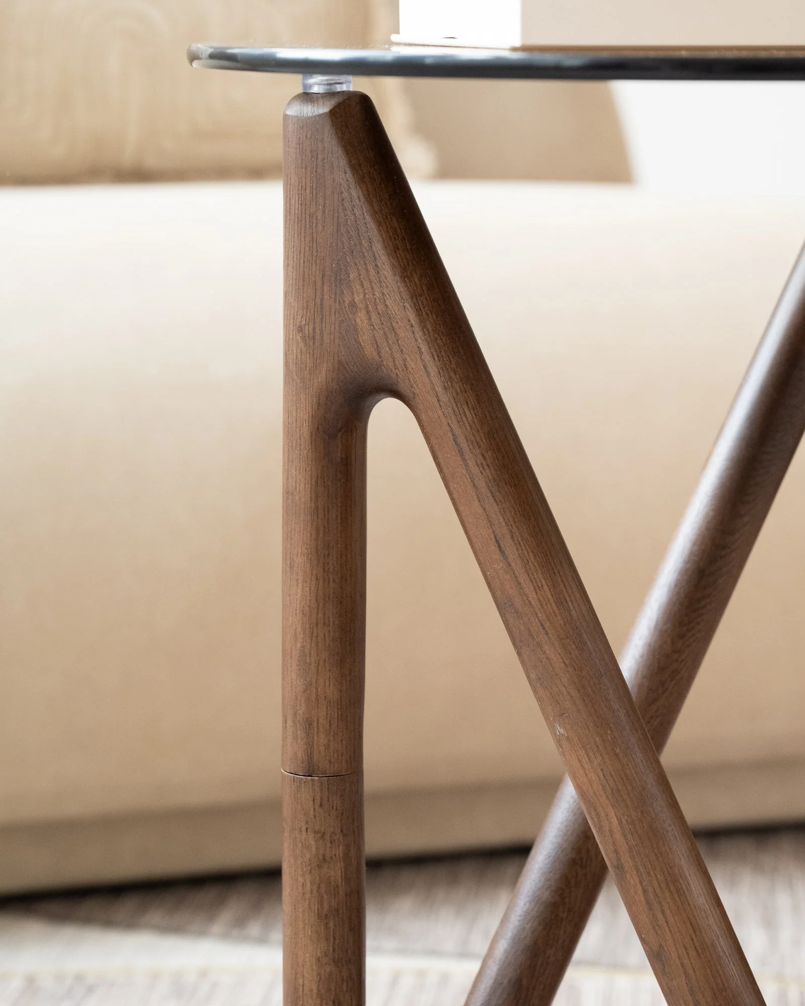 Dutchbone Side Table Naia Walnut - Image 6