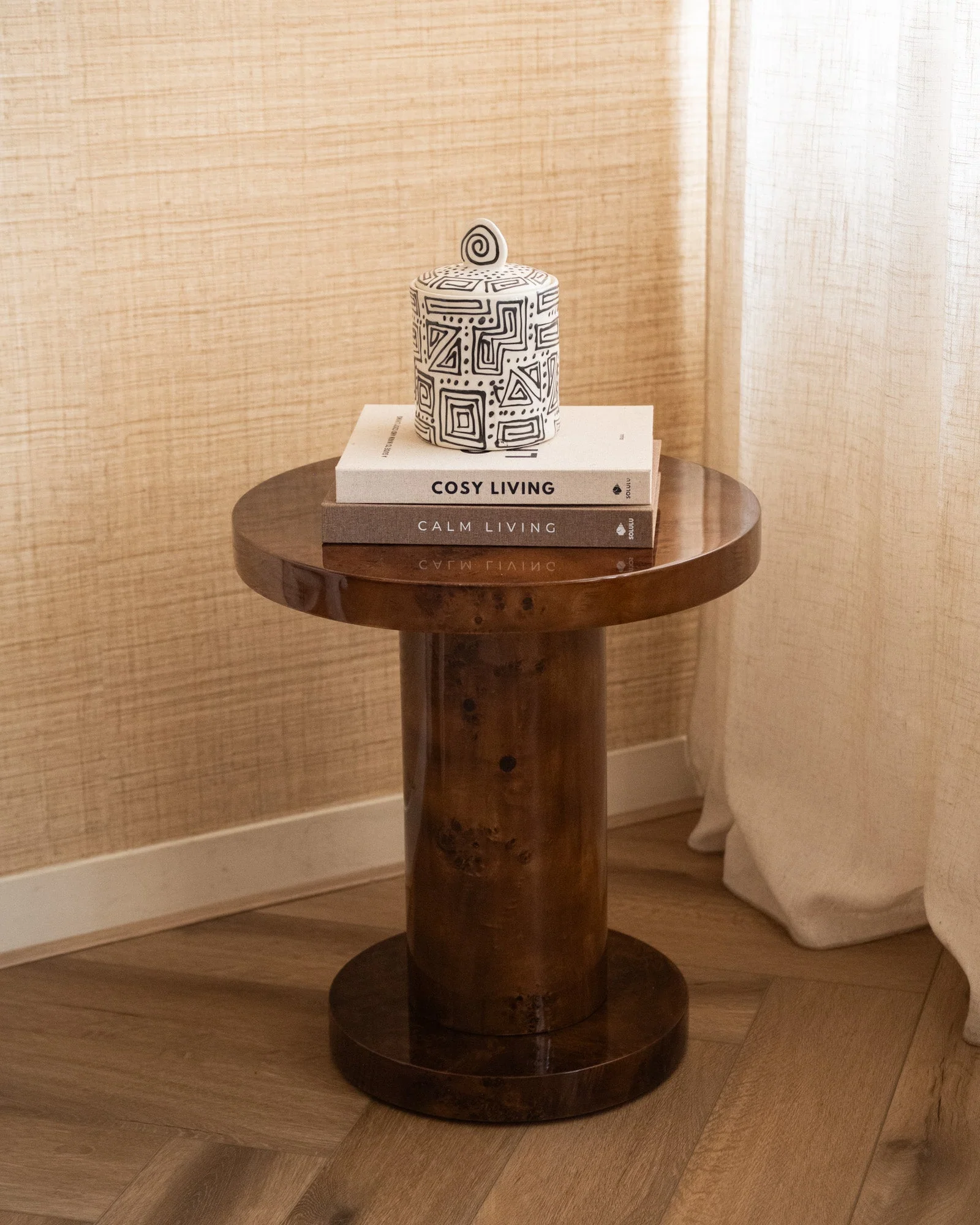 Dutchbone Side Table Quinn Walnut - Image 3