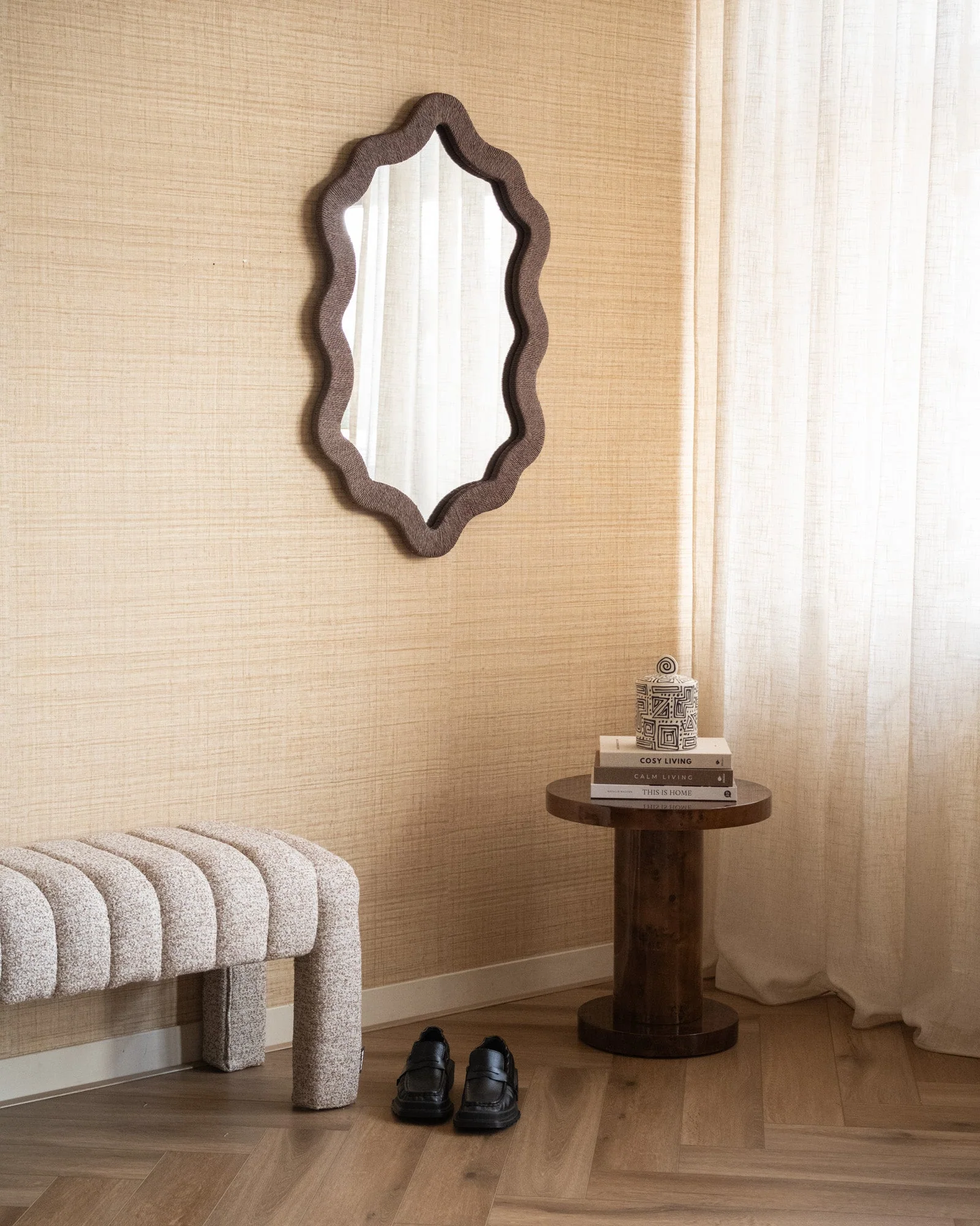 Dutchbone Side Table Quinn Walnut - Image 7