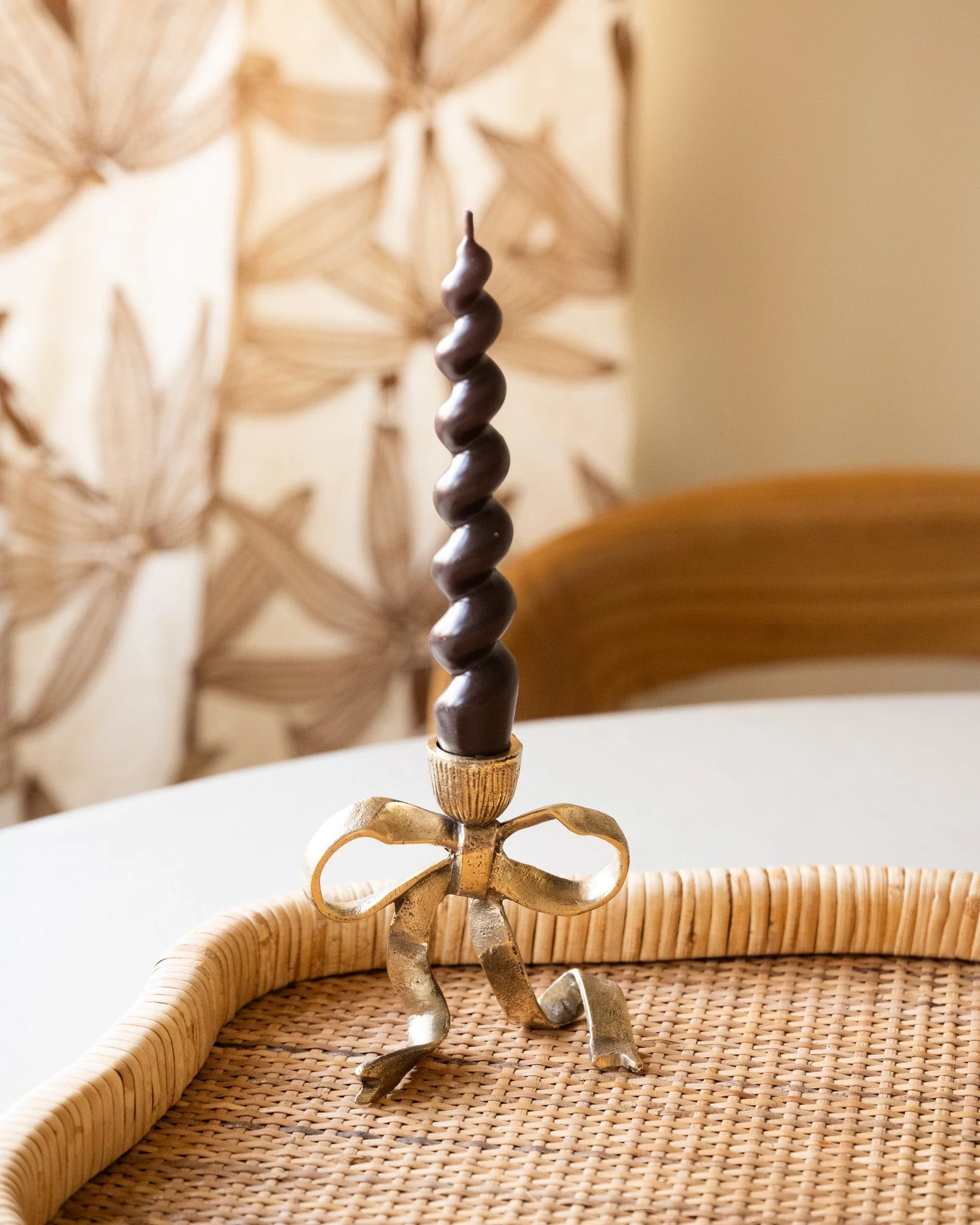 Handmade Candle Holder Riley Ribbon - Image 3