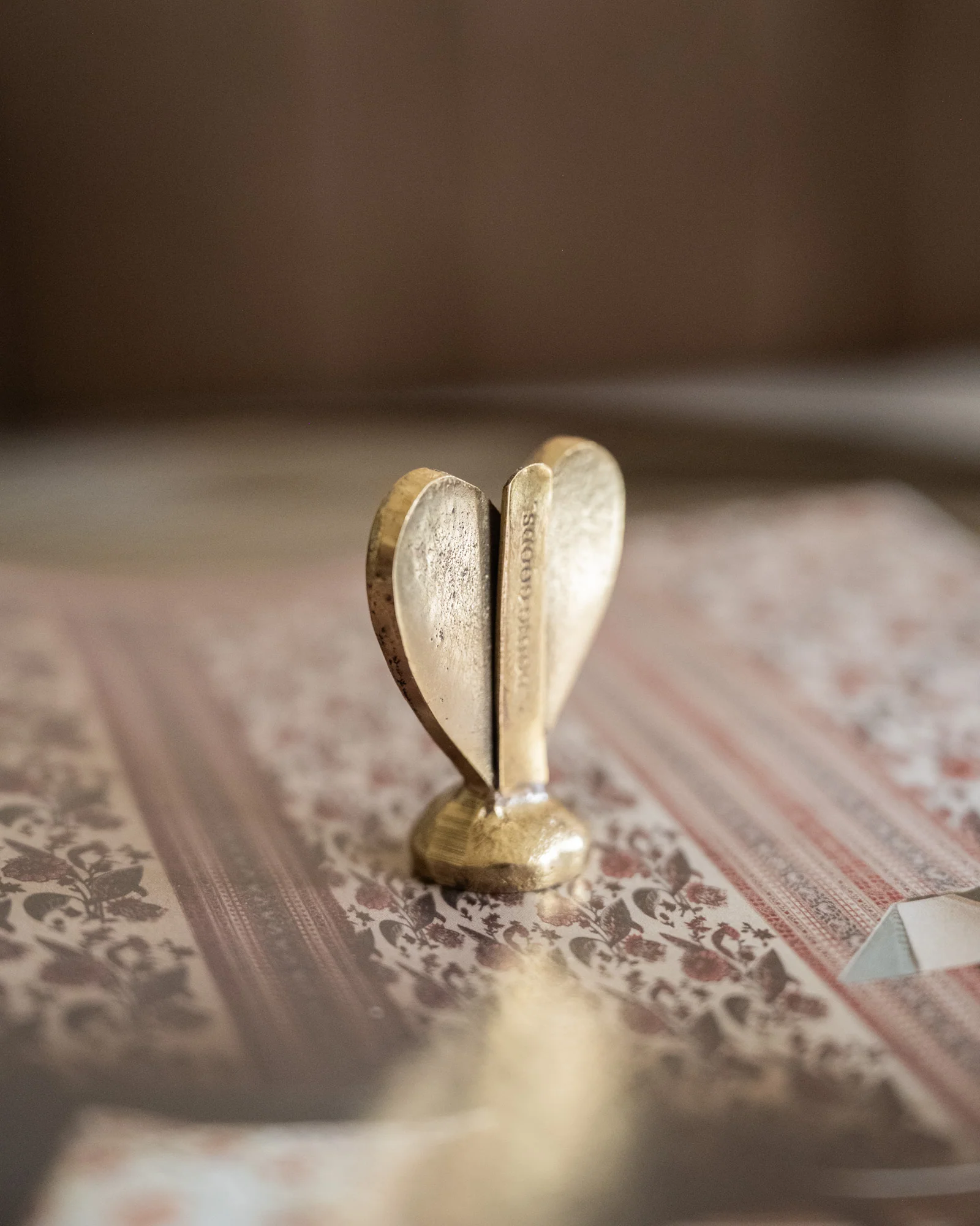 Handmade Card Holder Heart Pyar - Image 3
