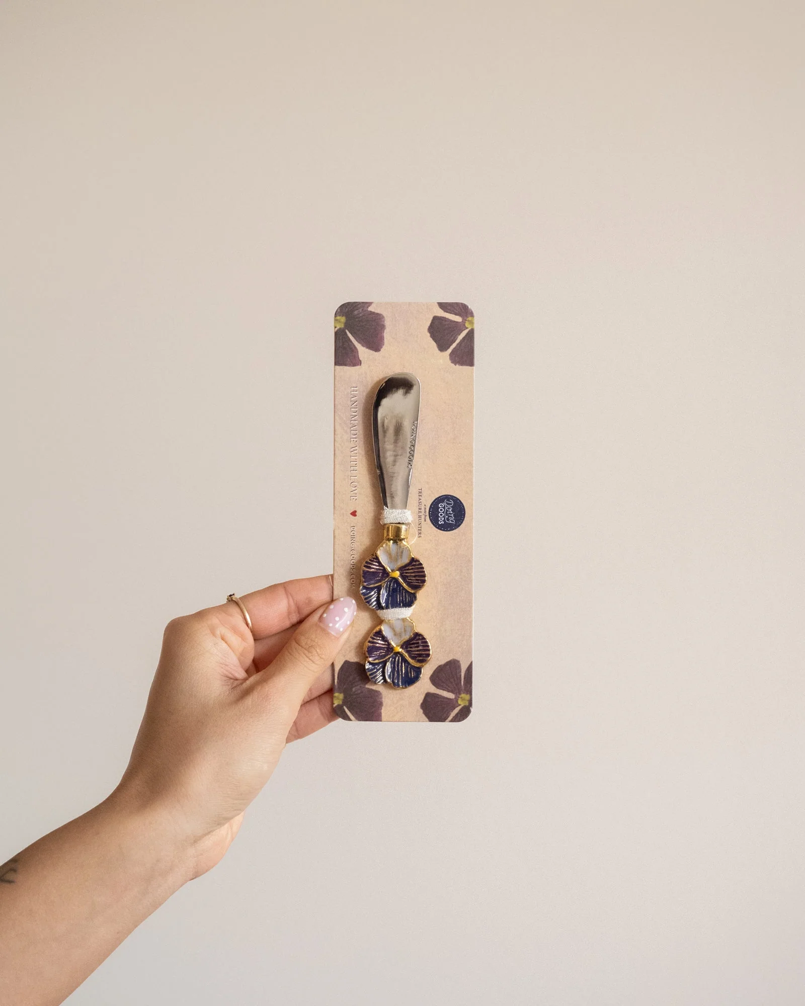 Handmade Butter Knife Valery Violet - Image 2