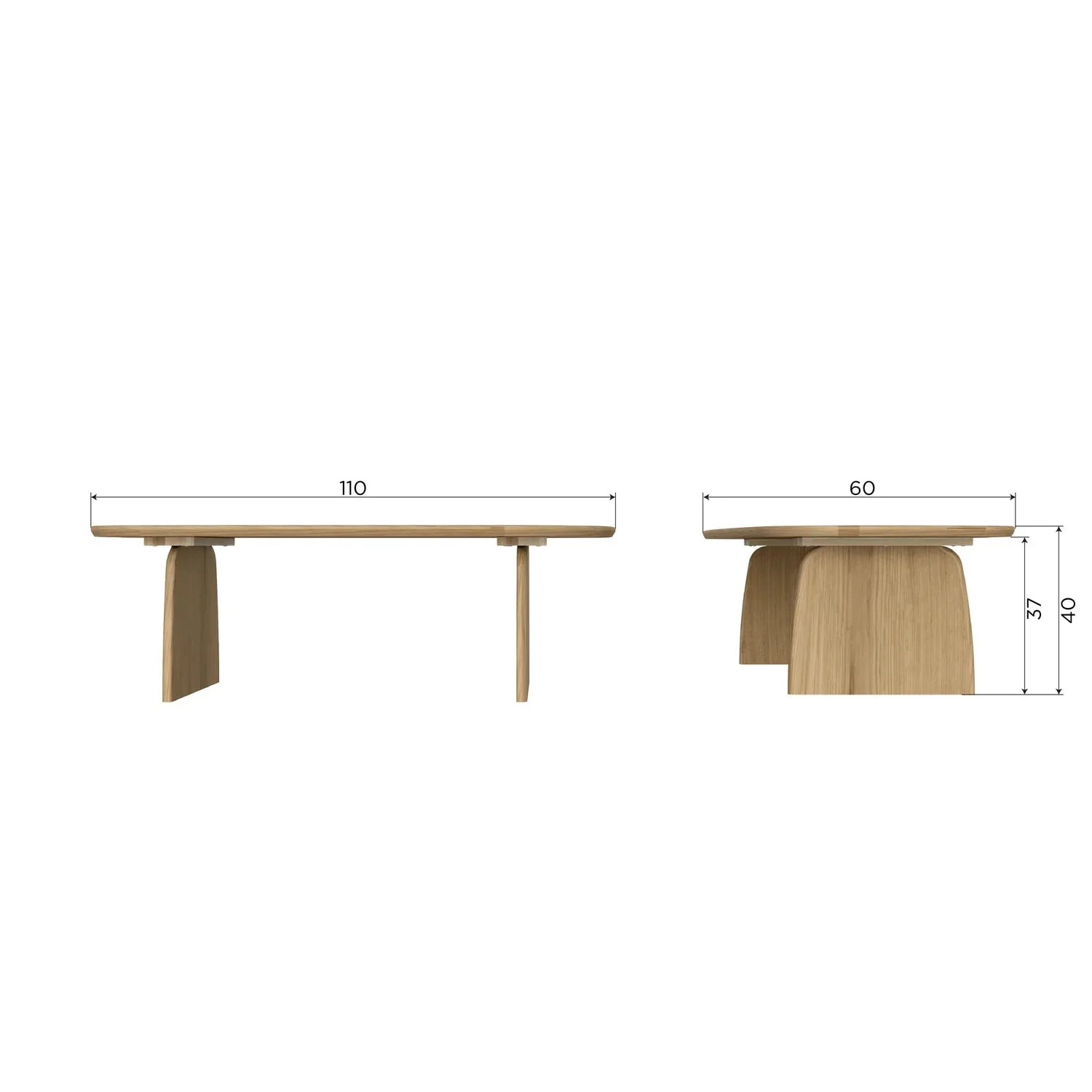 Coffee Table Tablo Oak - Image 10