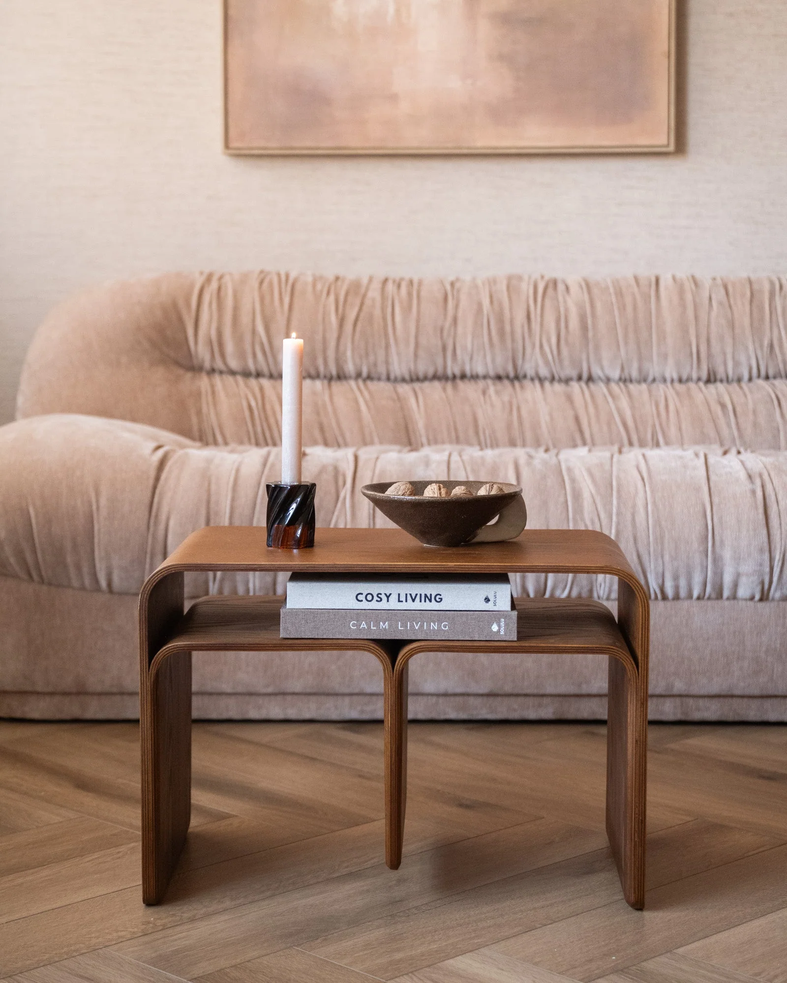 Side Table / Nightstand Frey Walnut - Image 6