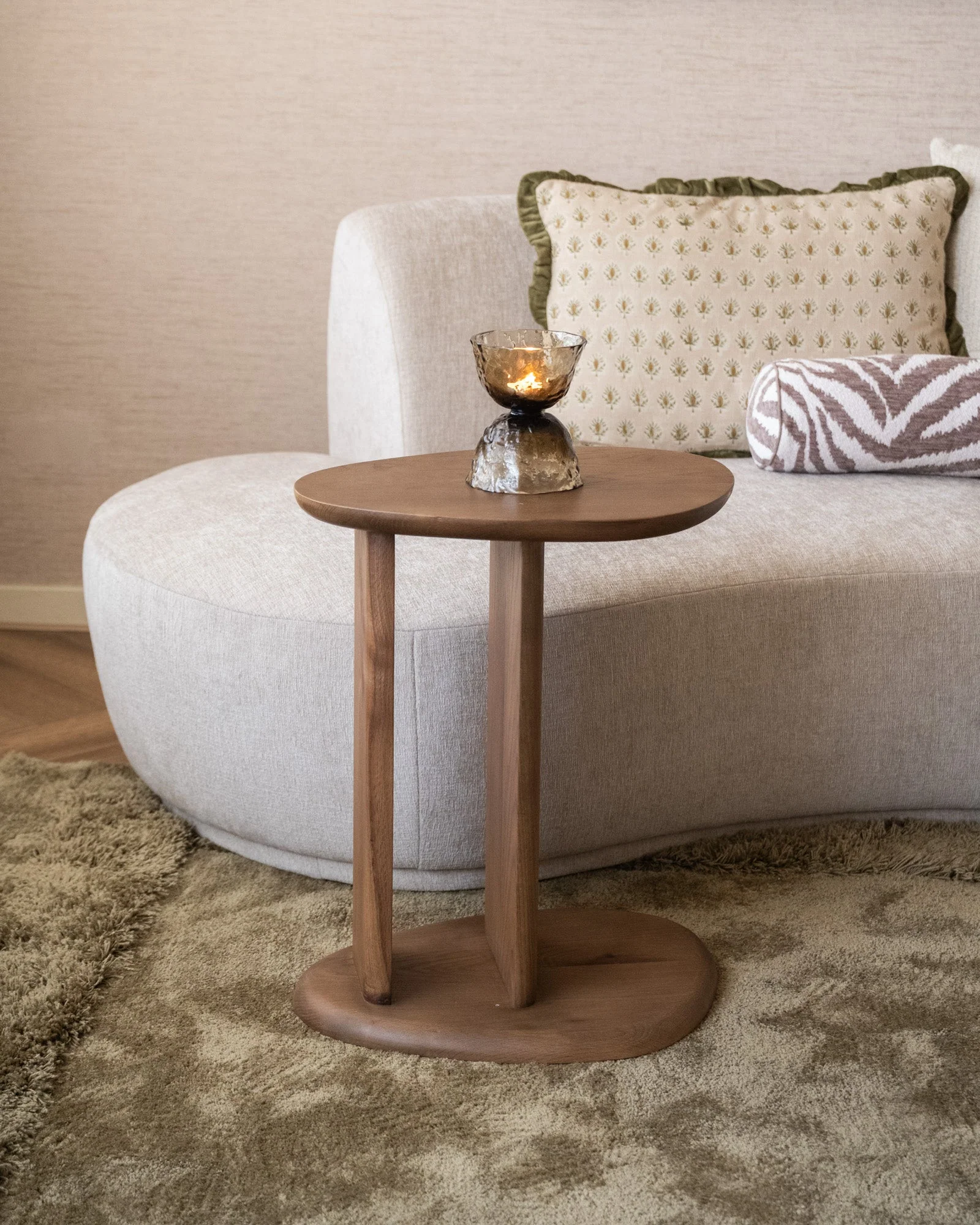 Side Table Lola Oak Wood - Image 4