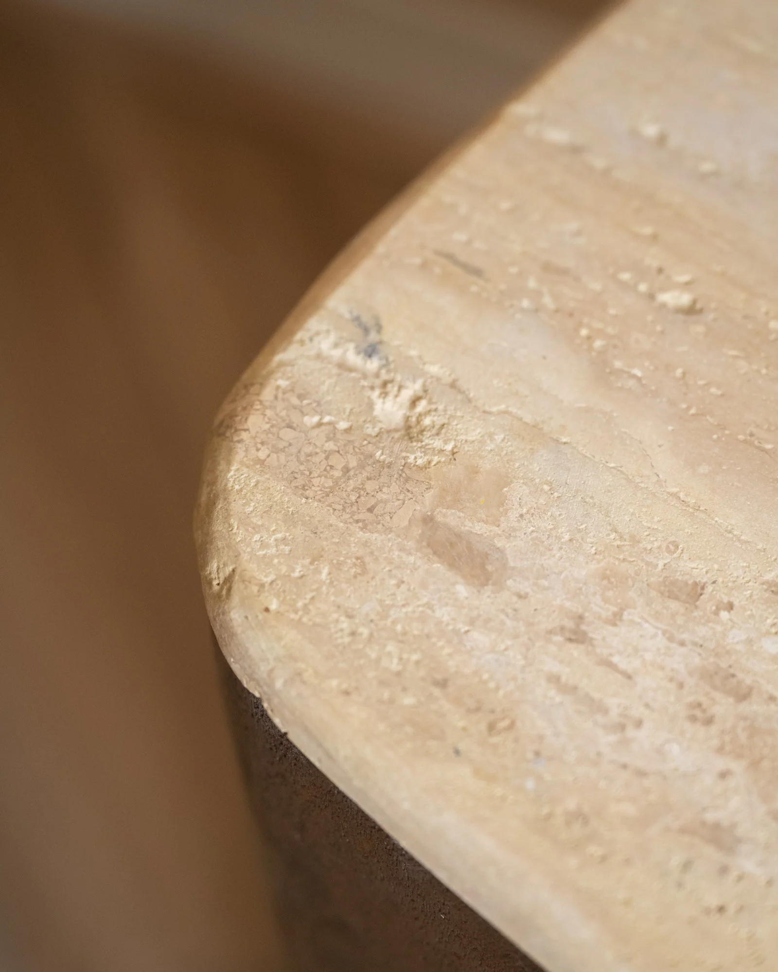 Side Table Luka Travertine Wood - Image 7