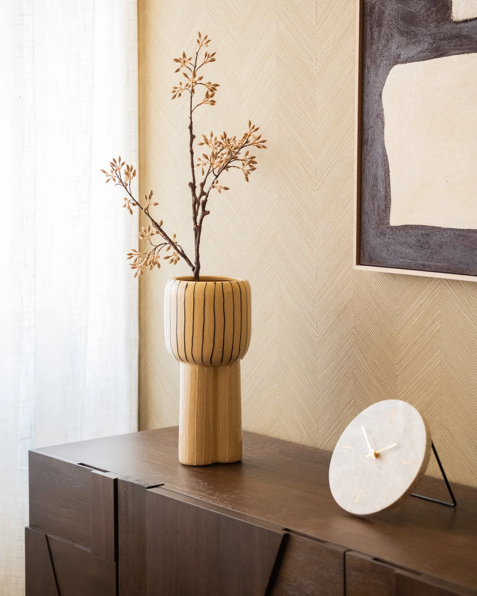 Large Deco Vase Tera Lines - Image 4