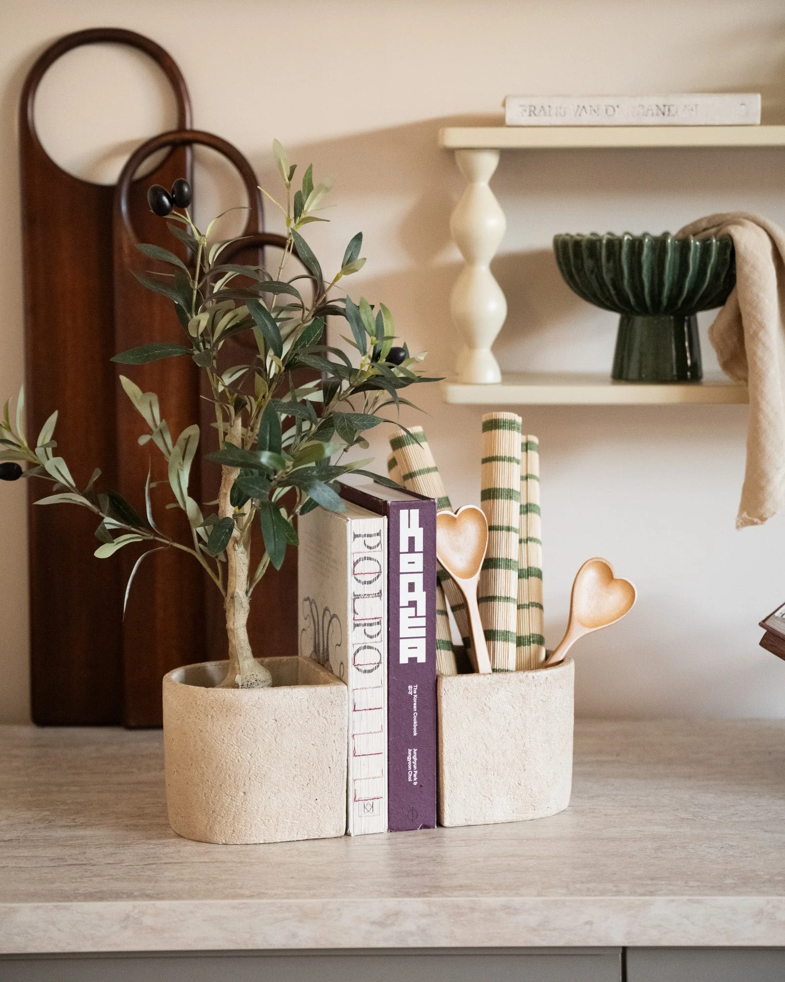 SET OF 2 - Bookend Olina - Image 4