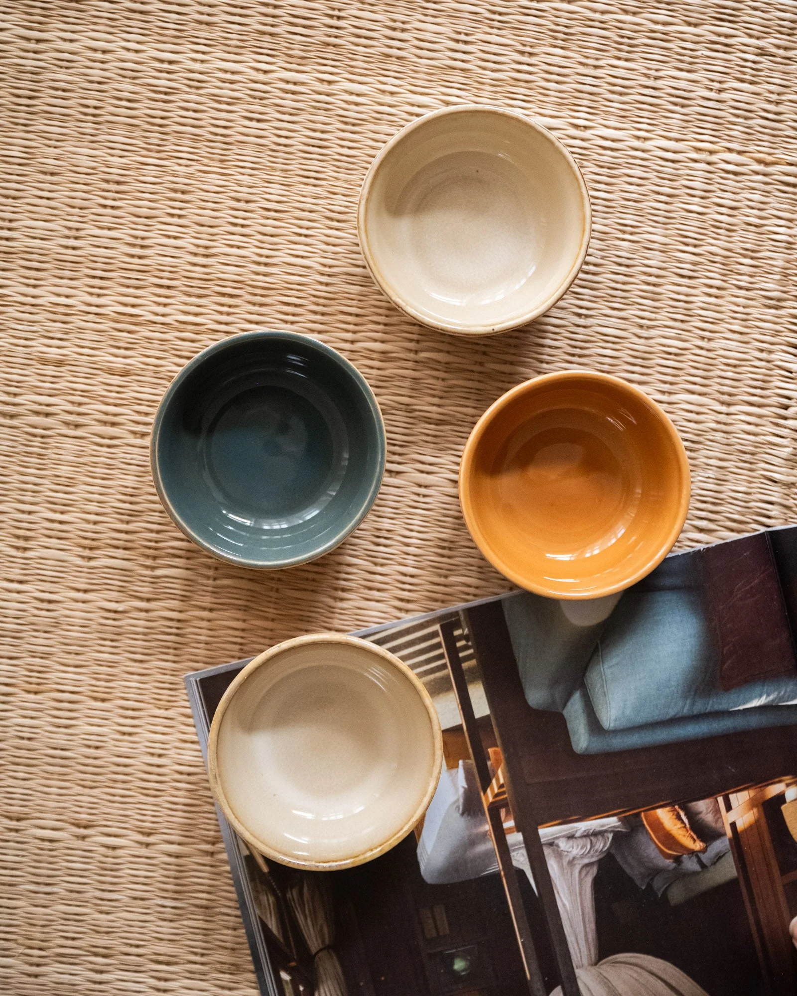 SET OF 4 - HKLIVING Small Bowl Marine - Image 5