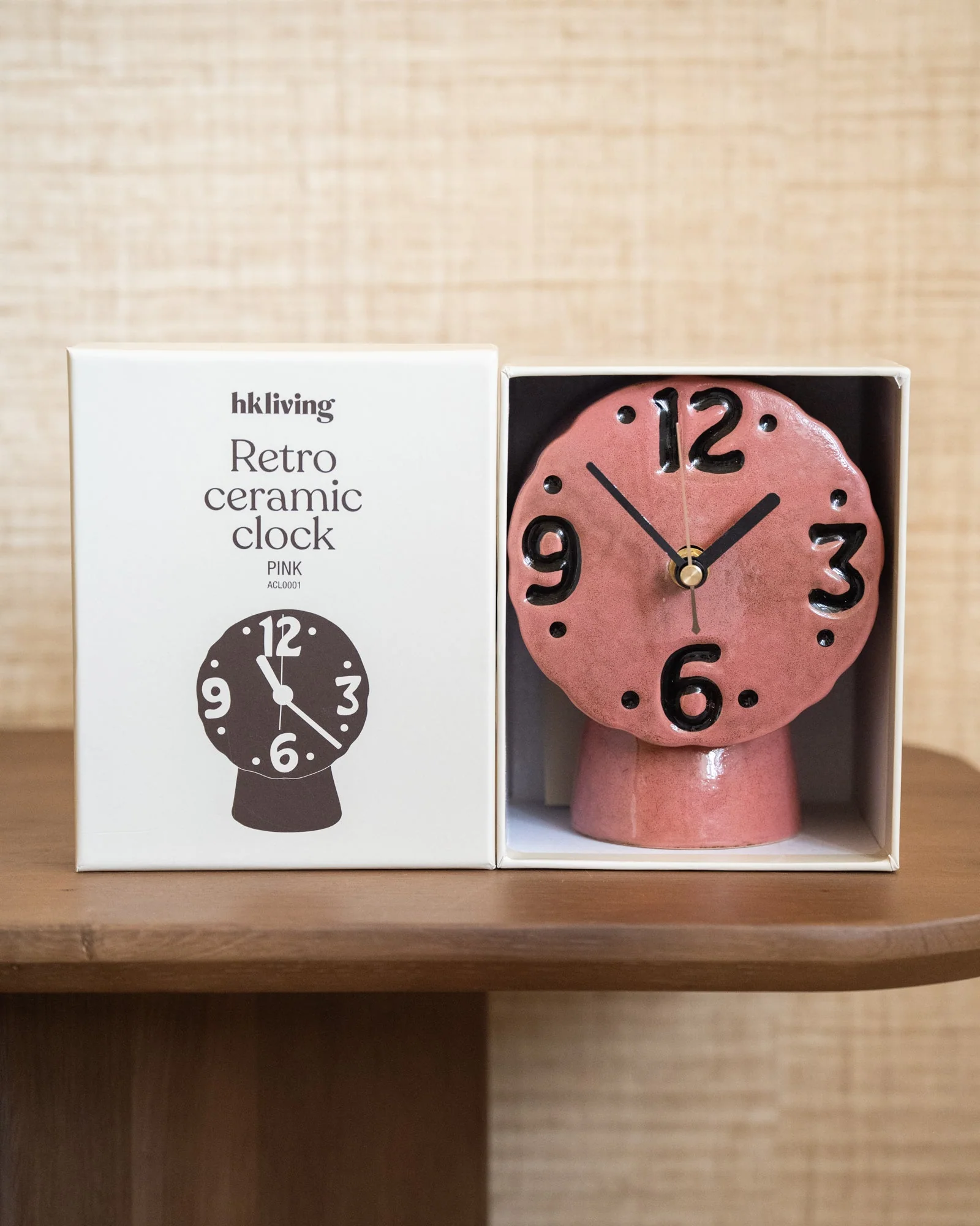 HKLIVING Clock Retro Pink - Image 8