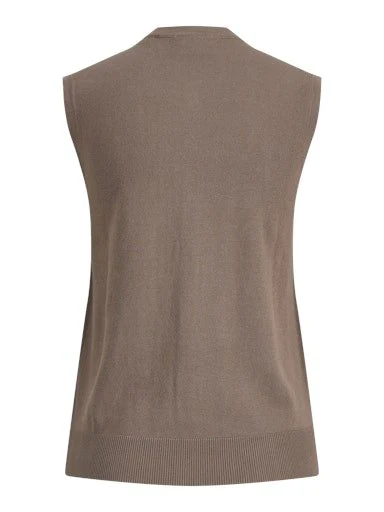 Ophelia Cardigan Vest Knit Brown - Image 8