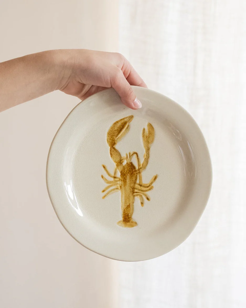 Plate Lobster Ceramic - Image 3