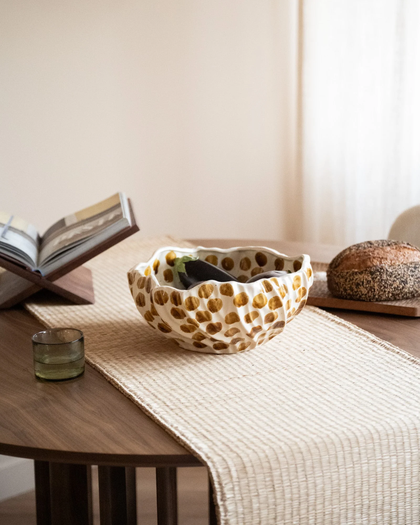 Large Bowl Dotti Brown - Image 2
