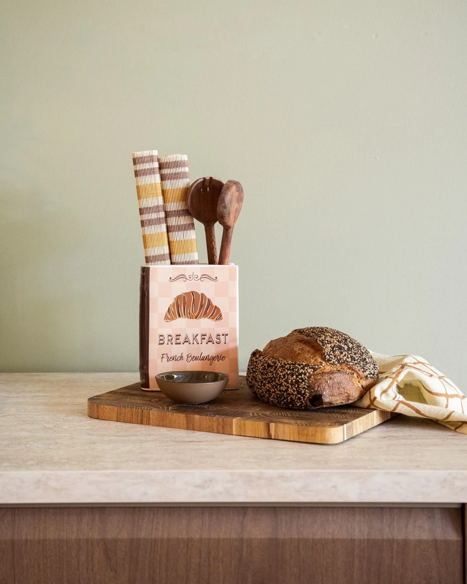 Cutlery Jar Breakfast Croissant - Image 4