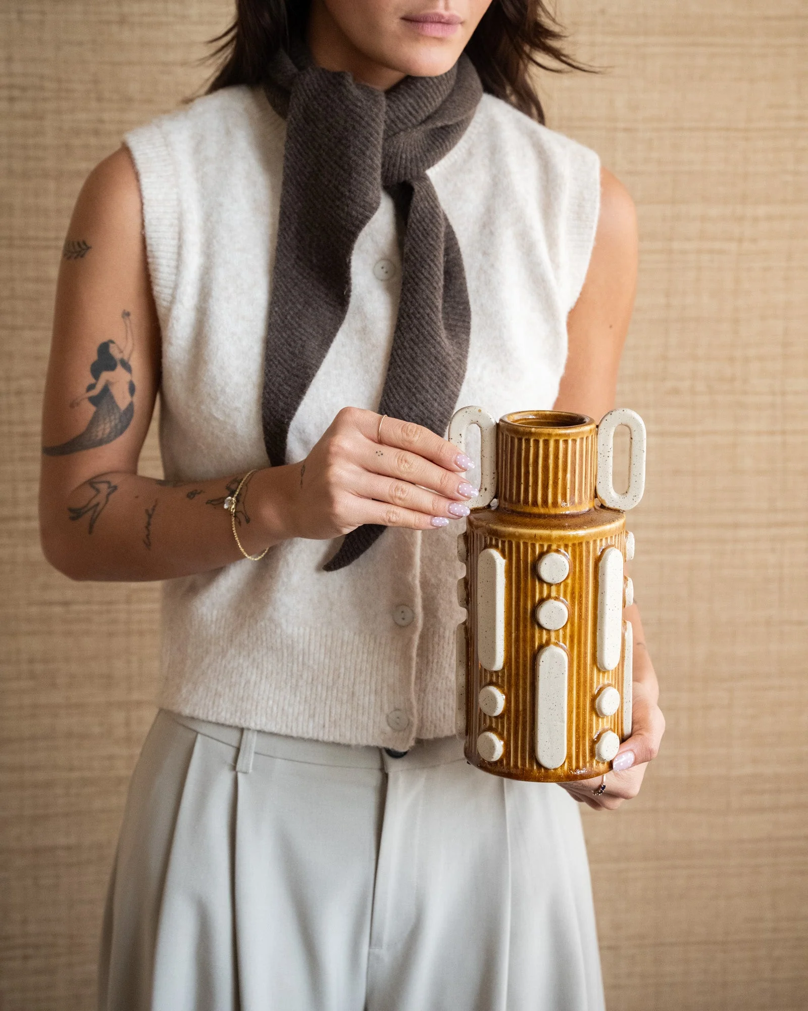 Deco Vase Inka Ochre - Image 5