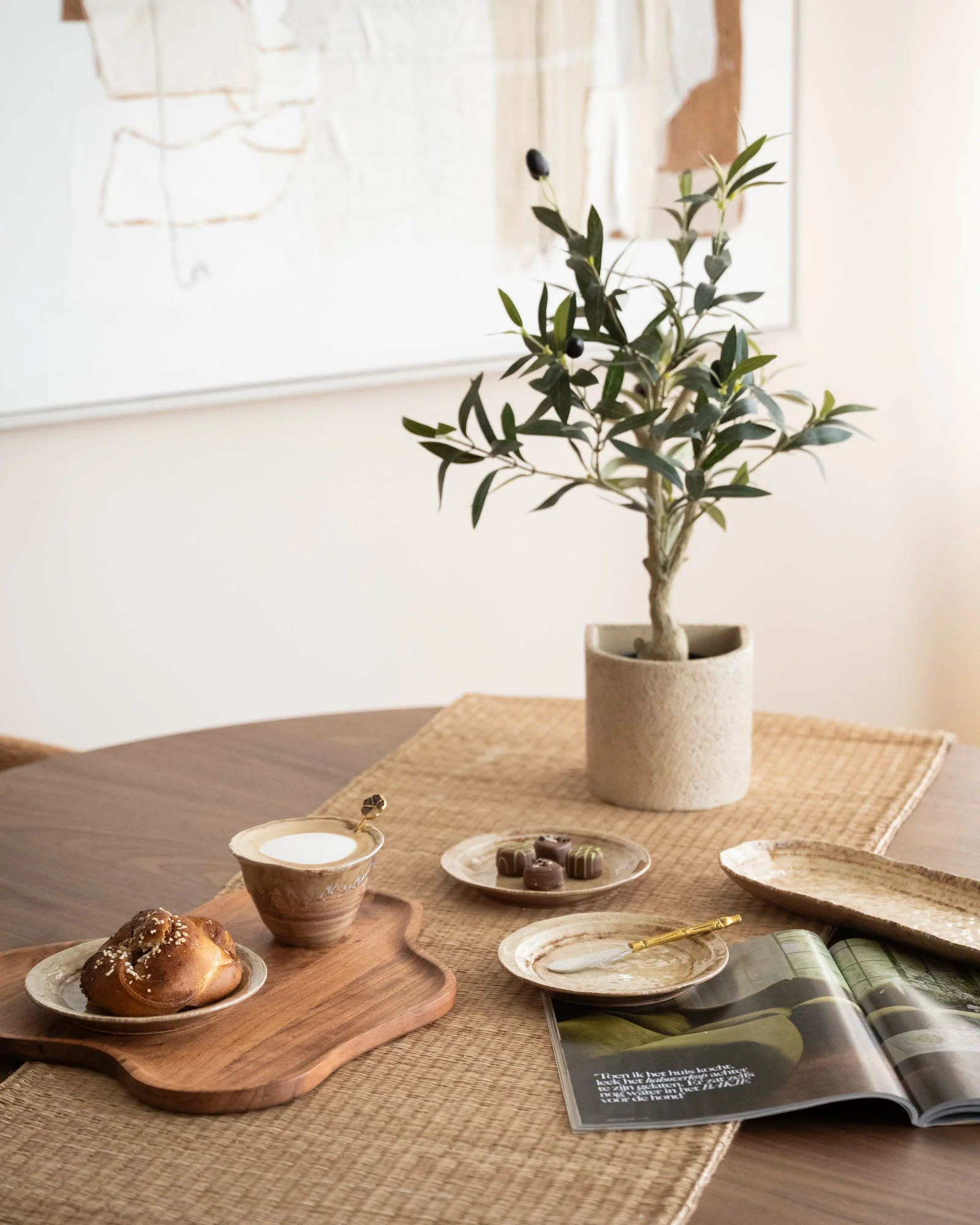 Side Plate Mila Beige - Image 5