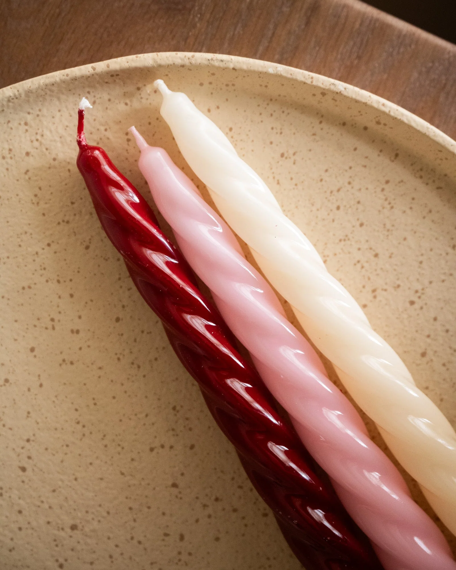 SET OF 3 - Candle Bravo Reds - Image 2