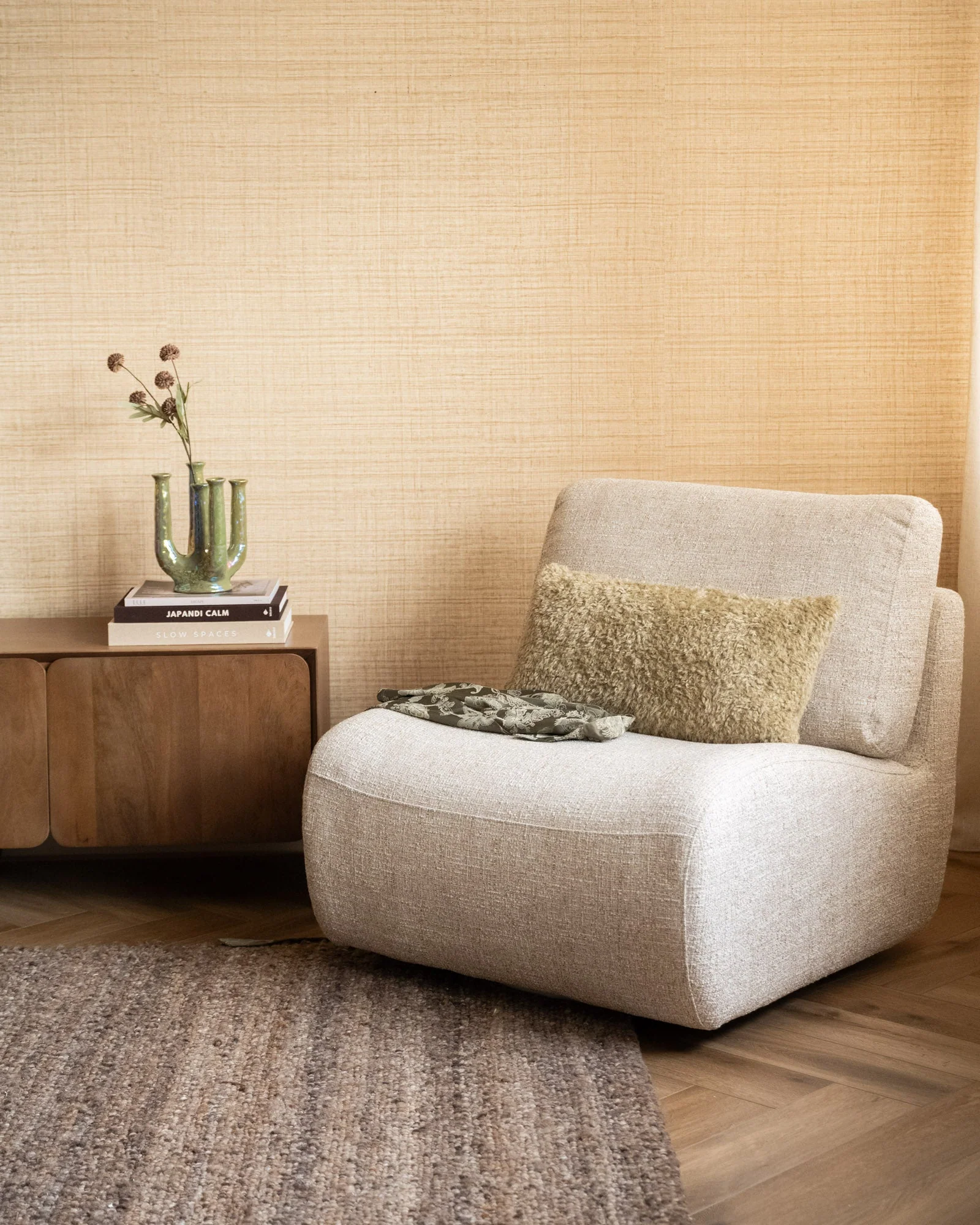 Cushion Almagro Teddy Green - Image 4