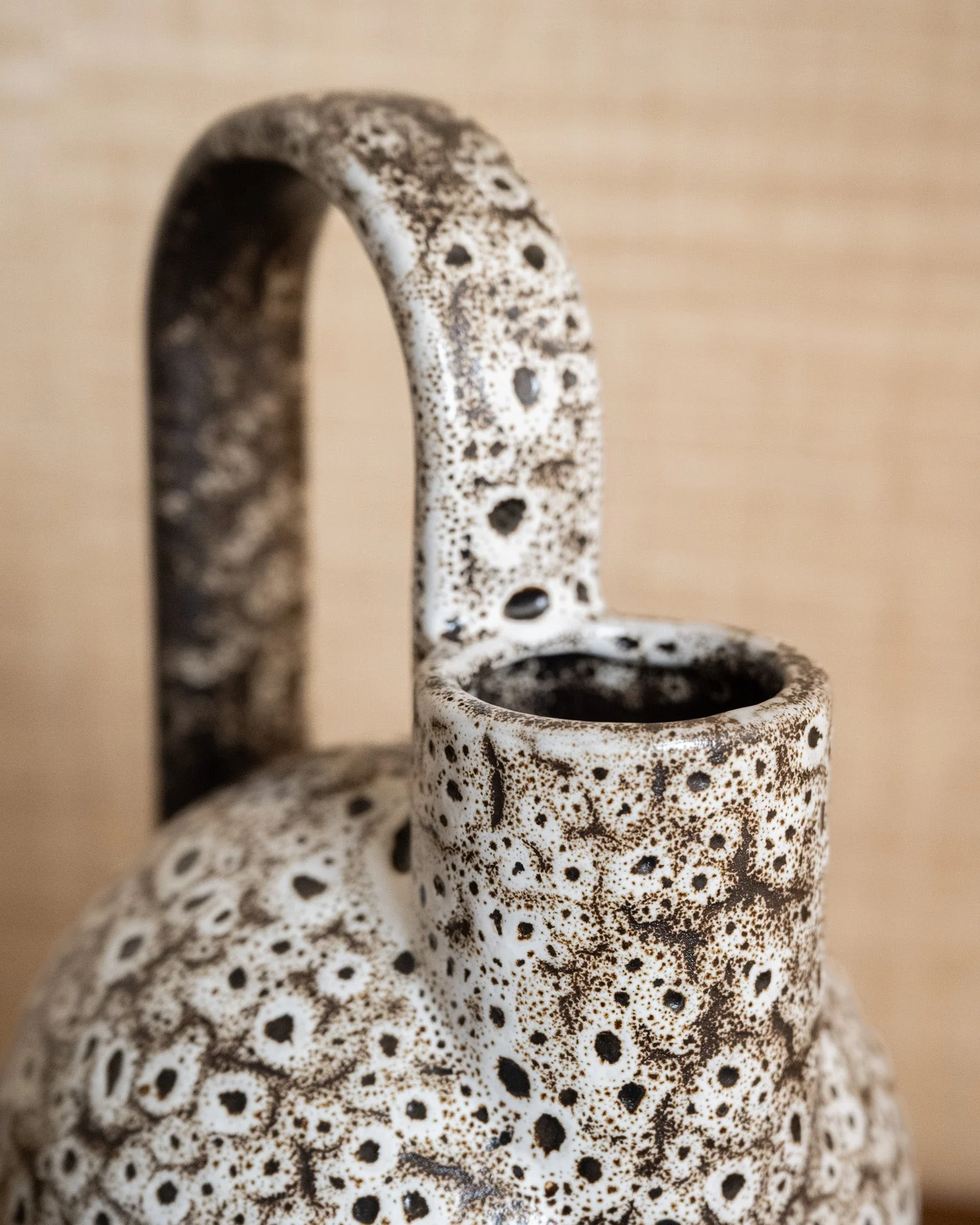Deco Vase Serres Cream Black - Image 4