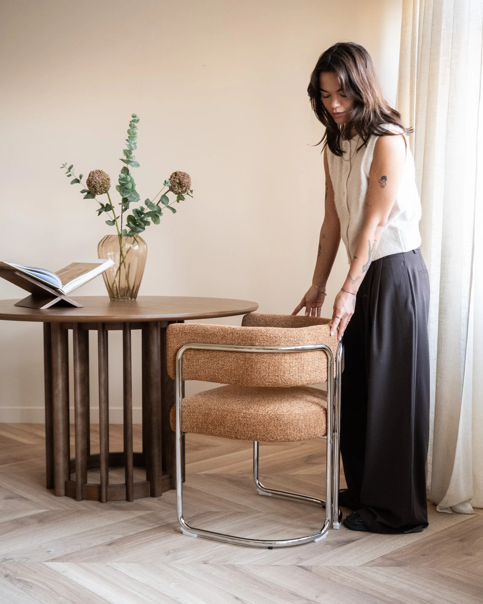 (Dining) Chair Adante Chrome