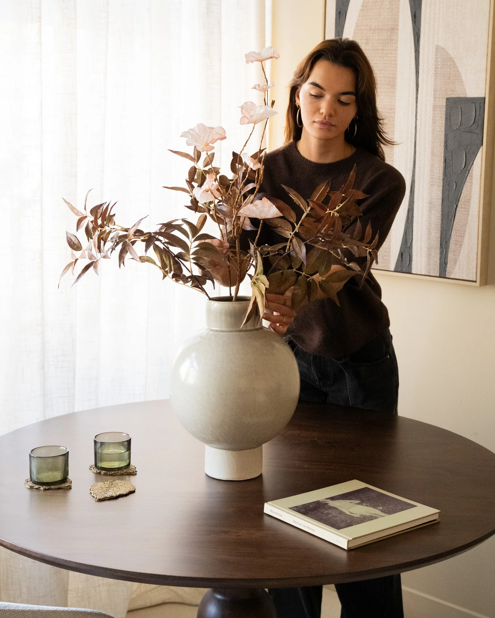 Large Deco Vase Zelata Sand - Image 5