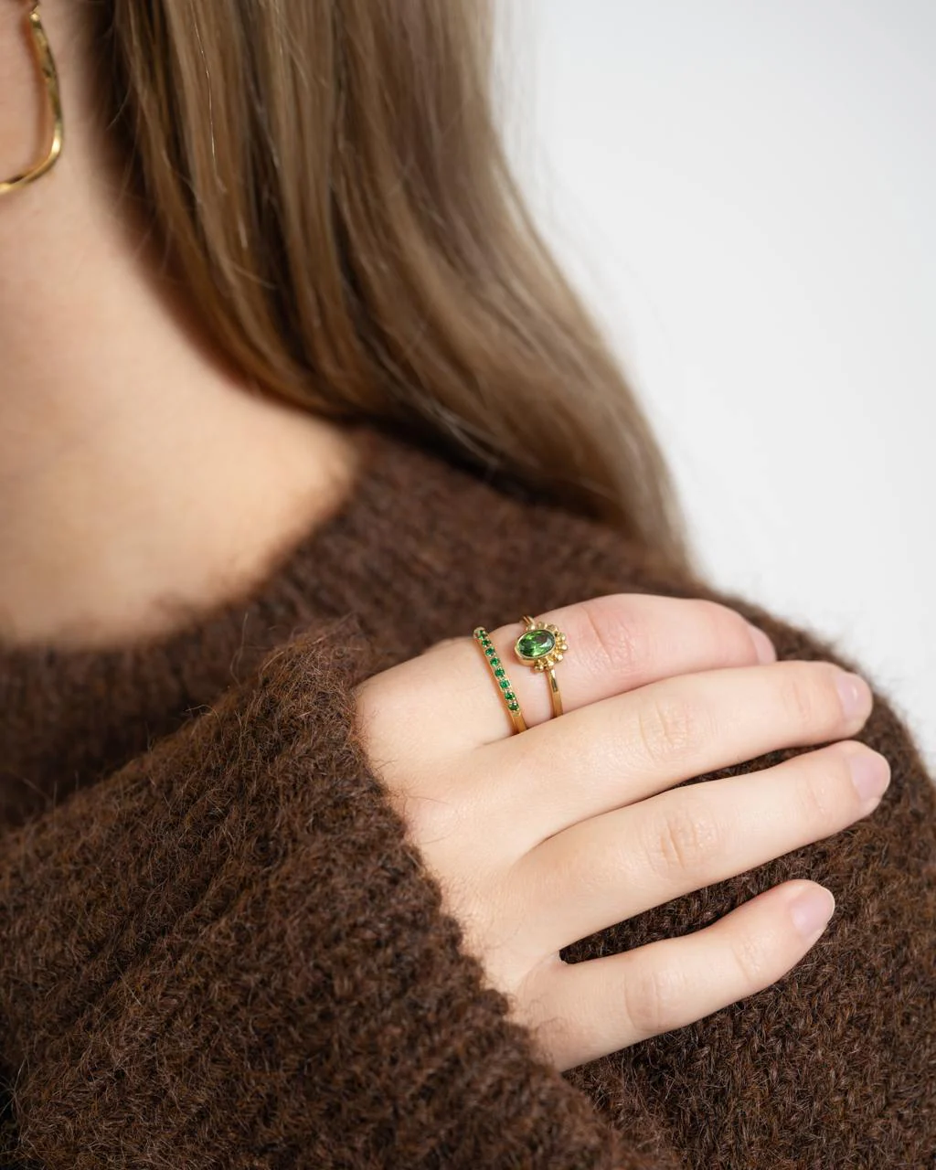 Ring Zirkonia Green Gold - Image 2
