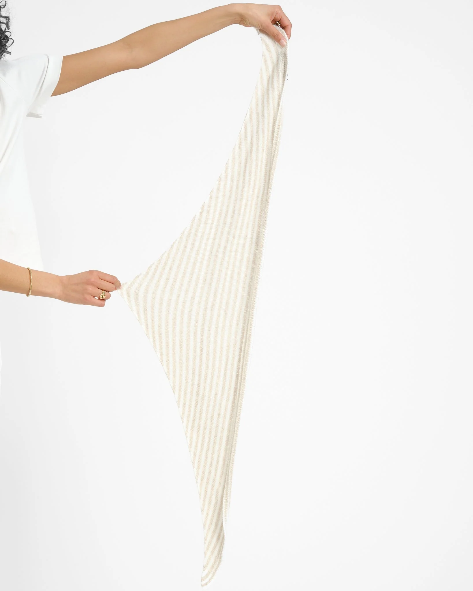 Scarf Kaia Stripe Sand - Image 3