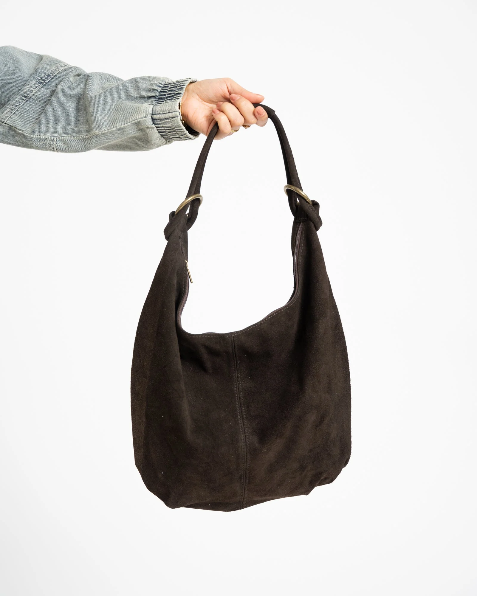 TILTIL Bag Suez Suede Brown - Image 4