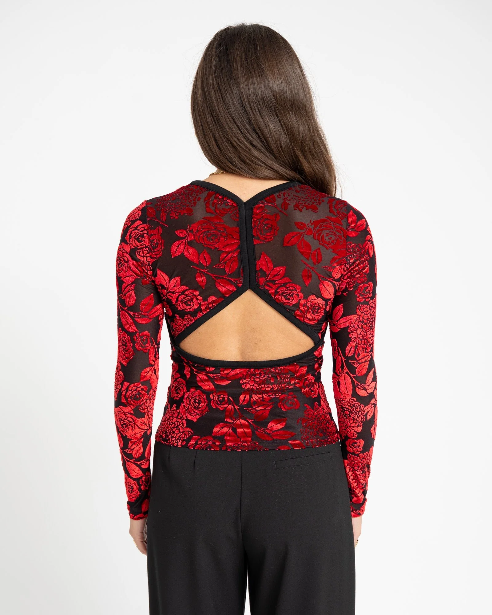 TILTIL Baro Longsleeve Open Back Red - Image 5