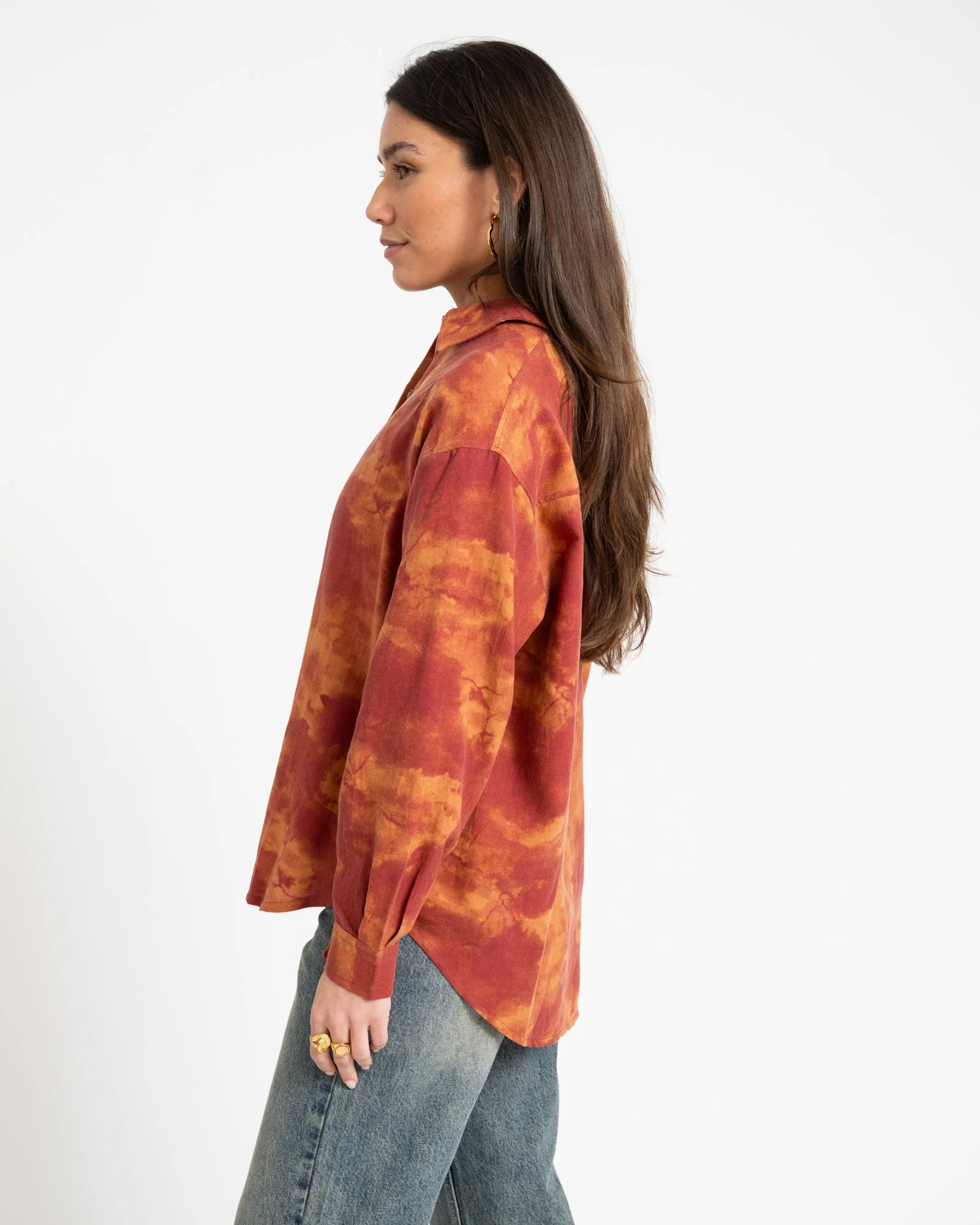TILTIL Heidi Blouse Faded Terracotta One Size - Image 4