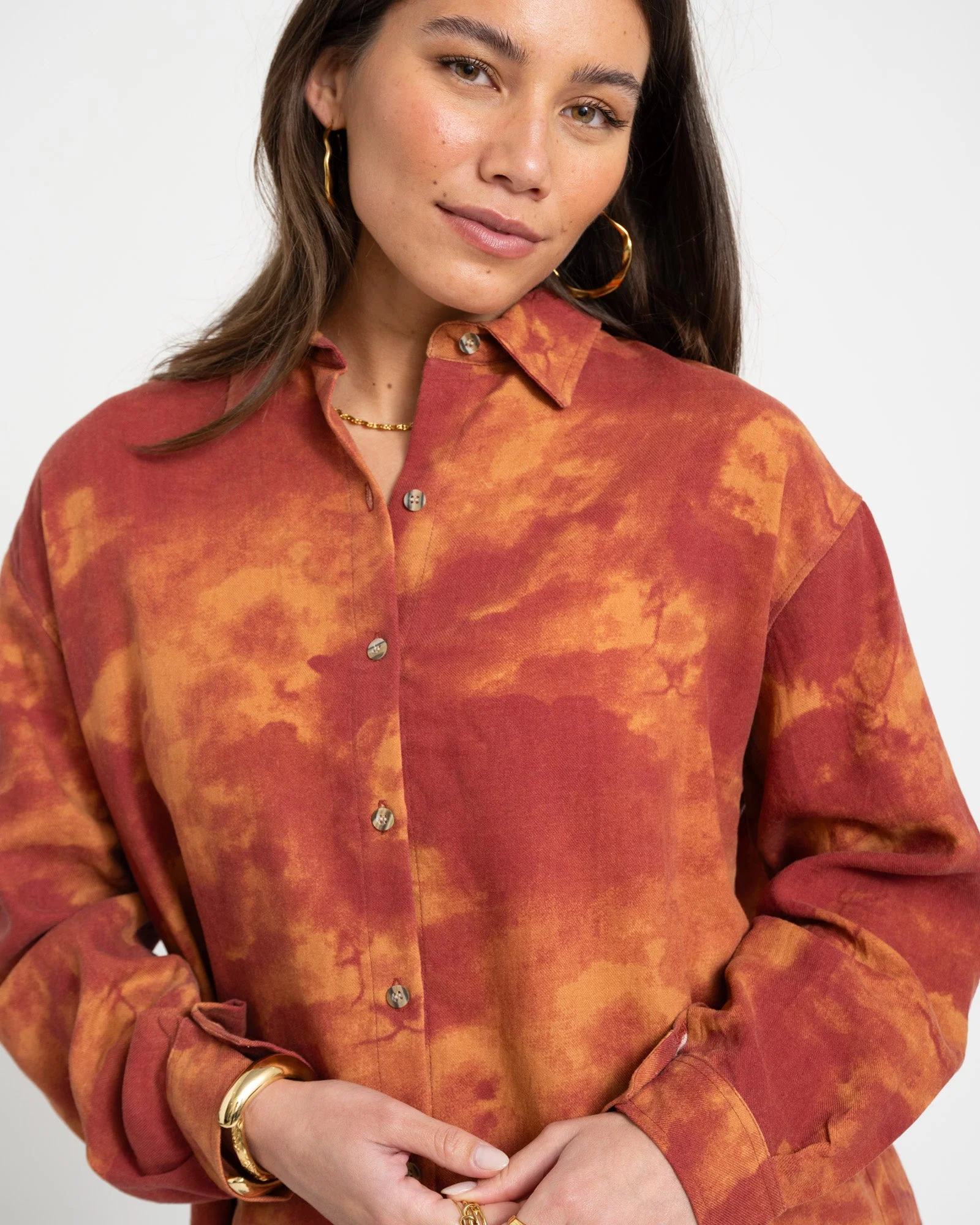TILTIL Heidi Blouse Faded Terracotta One Size - Image 5
