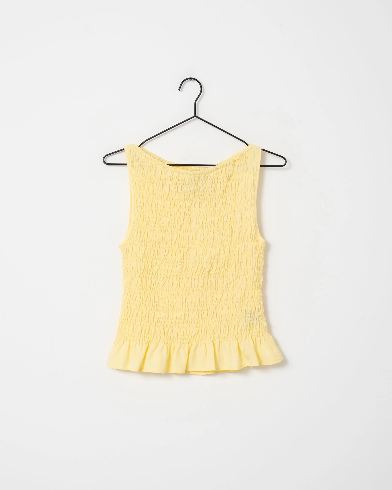 TILTIL Joyce Tencel Smock Top Yellow - Image 8