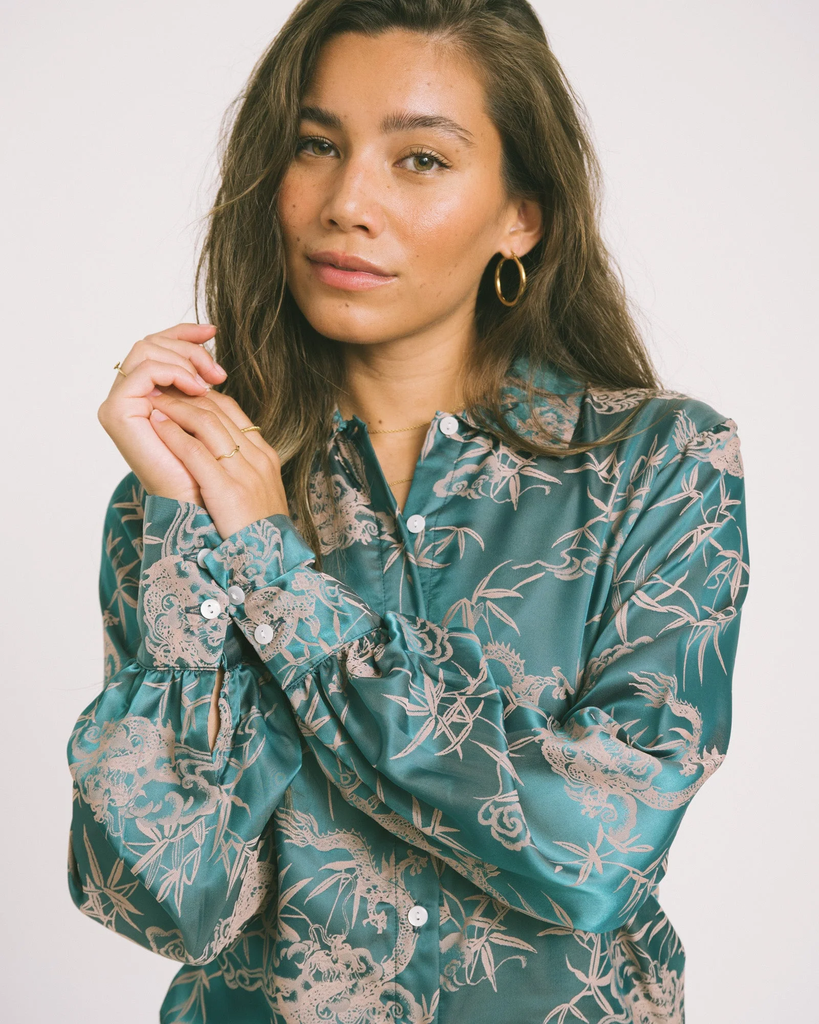 TILTIL Liz Blouse Bamboo Dragon - Image 2