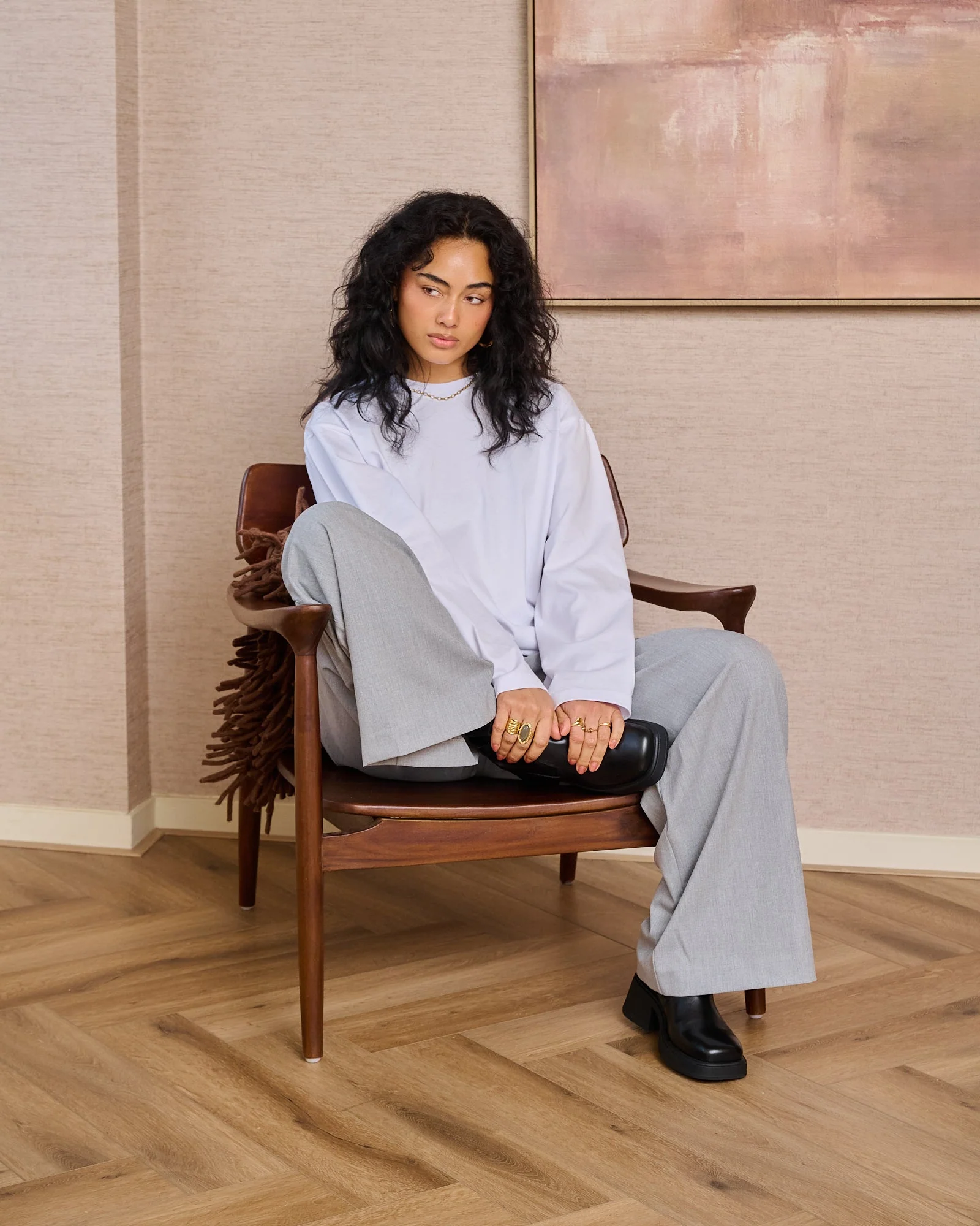 TILTIL Longsleeve Doka Tee White - Image 2