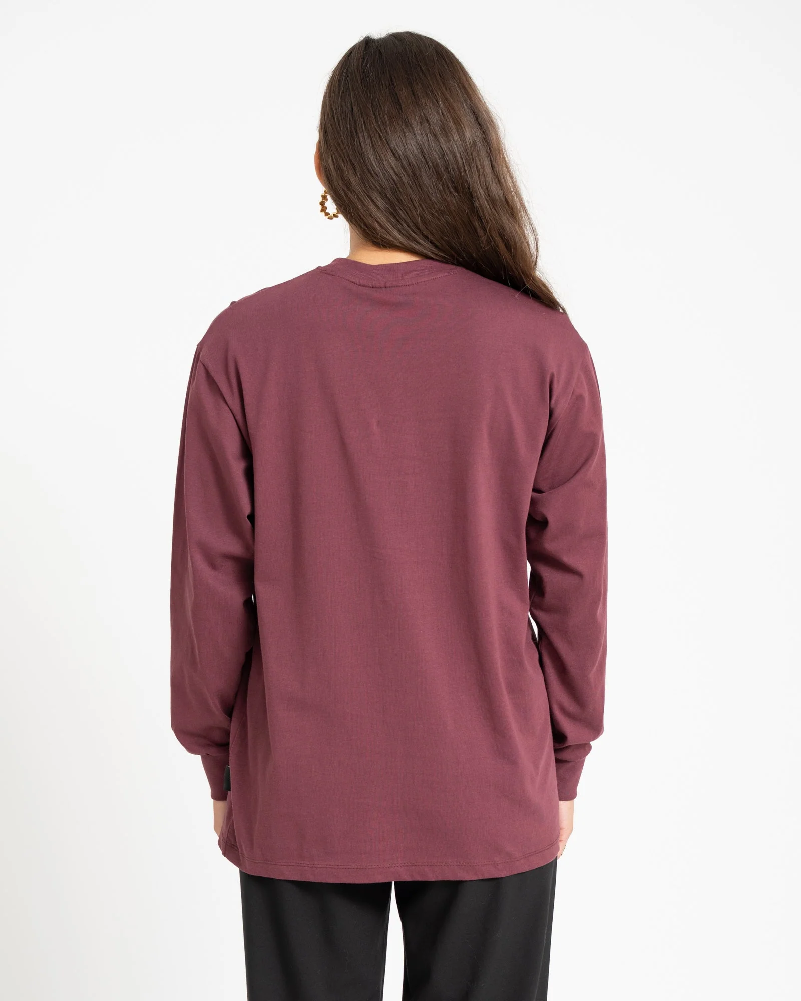 TILTIL Longsleeve Love Tee Bordeaux - Image 5