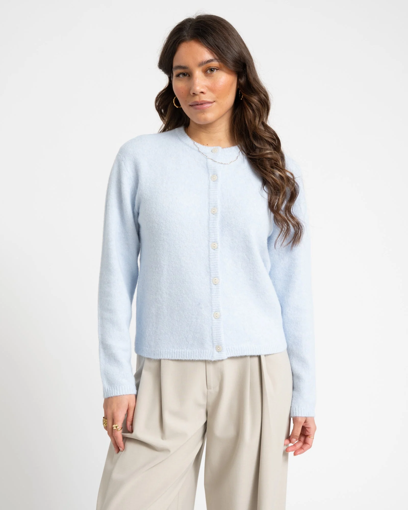 TILTIL Mona Cardigan Light Blue - Image 2