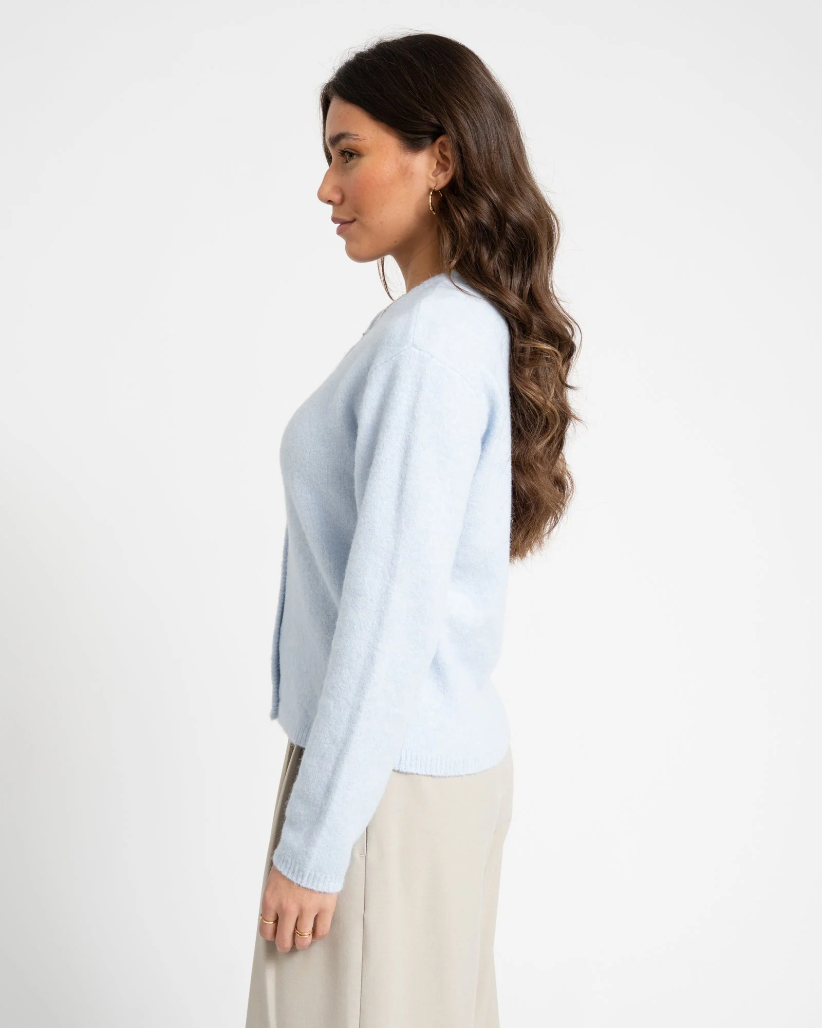 TILTIL Mona Cardigan Light Blue - Image 3